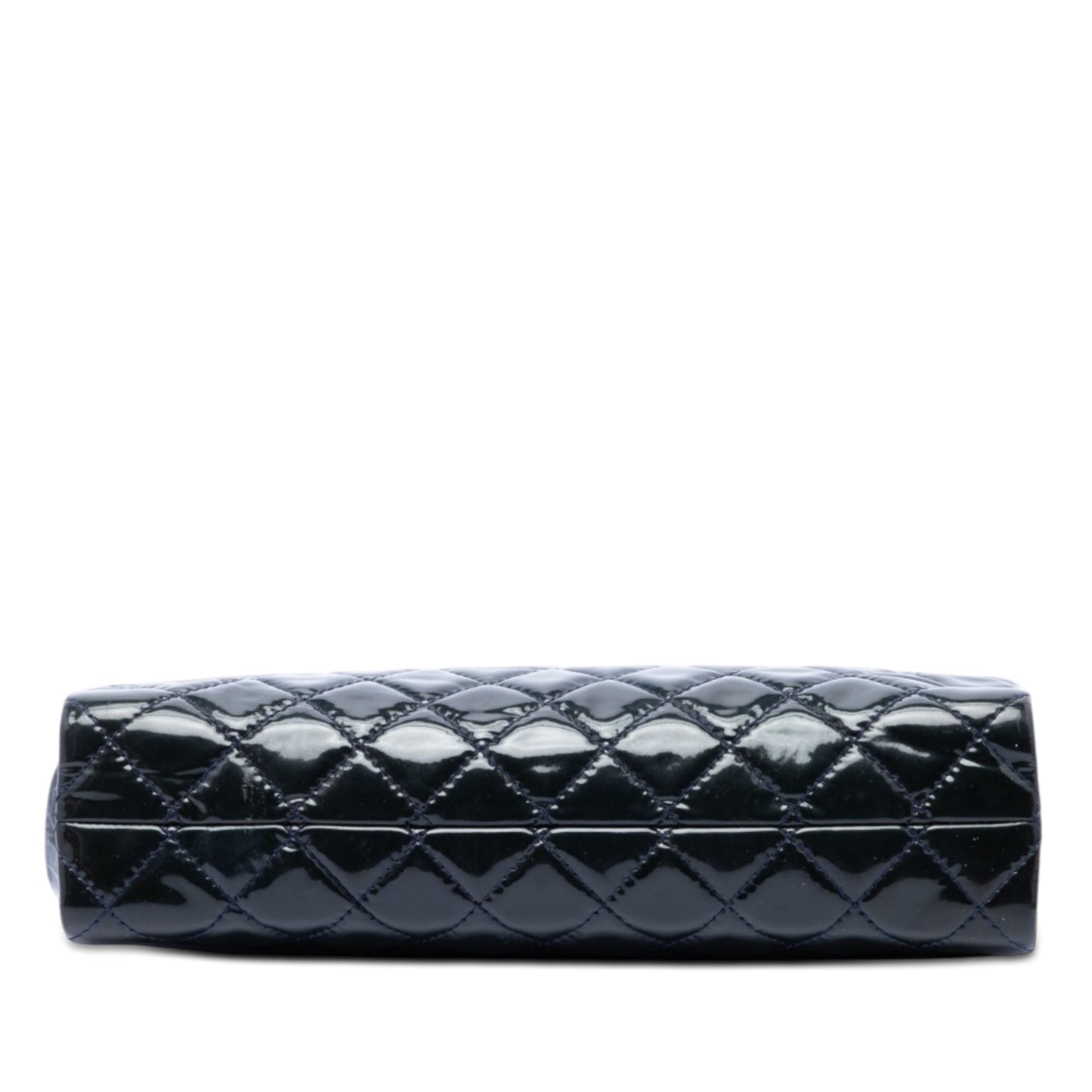 Chanel CC Quilted Patent Timeless Clutch