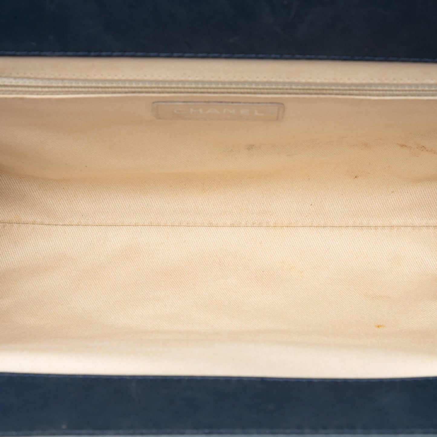 Chanel CC Quilted Patent Timeless Clutch
