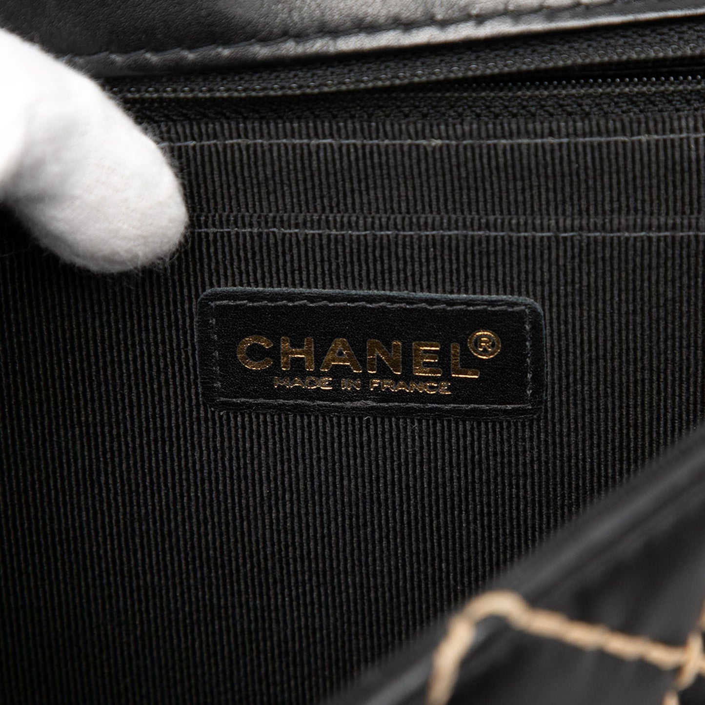 CC Calfskin Wild Stitch Flap