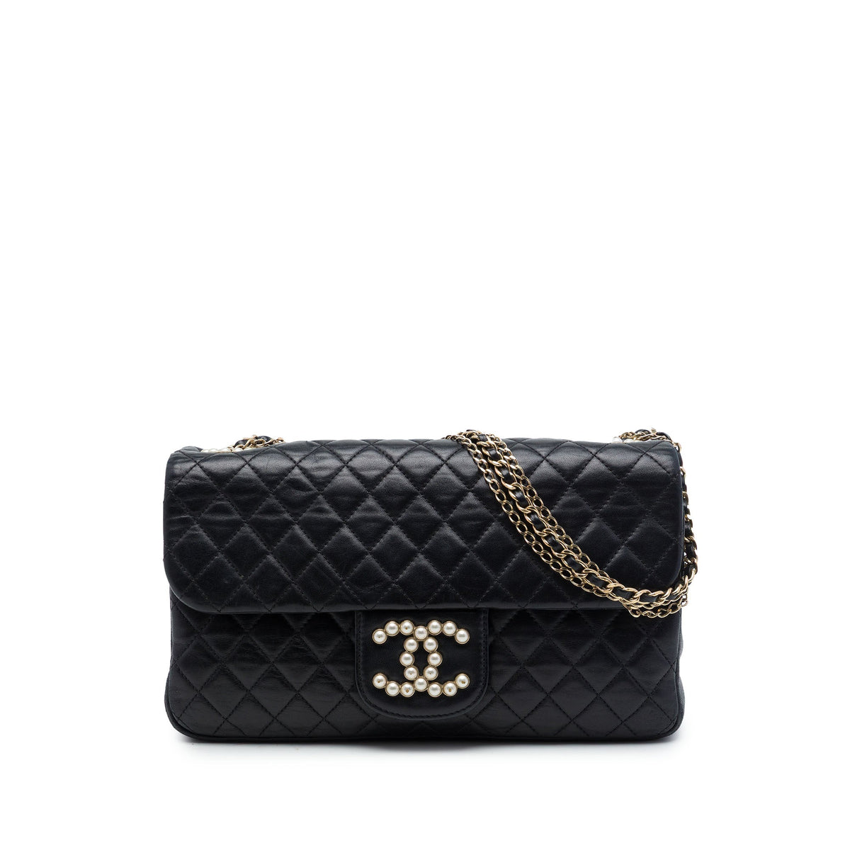 Chanel Medium Quilted Lambskin Westminster Pearl Flap