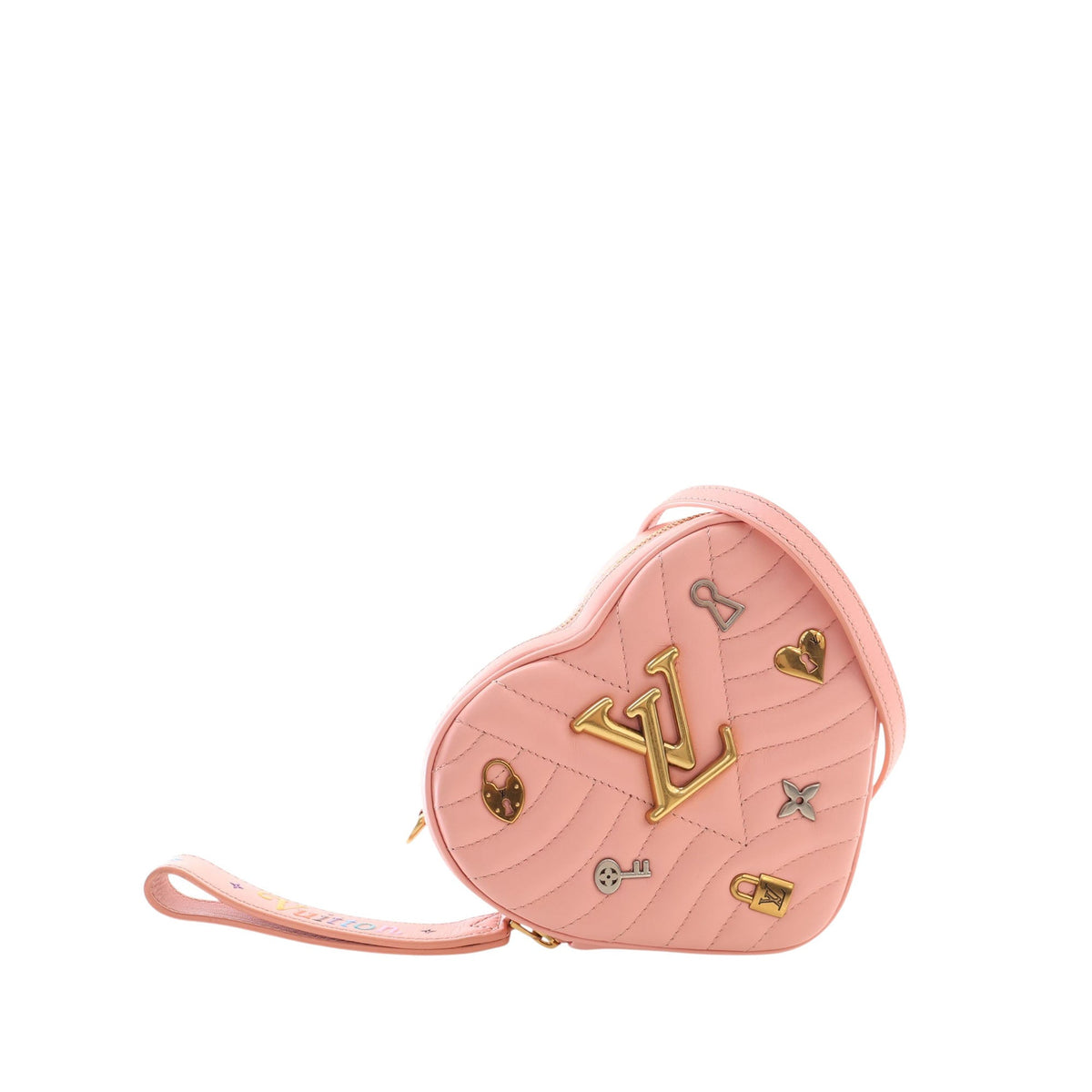 Louis Vuitton Calfskin Embellished New Wave Love Lock Crossbody