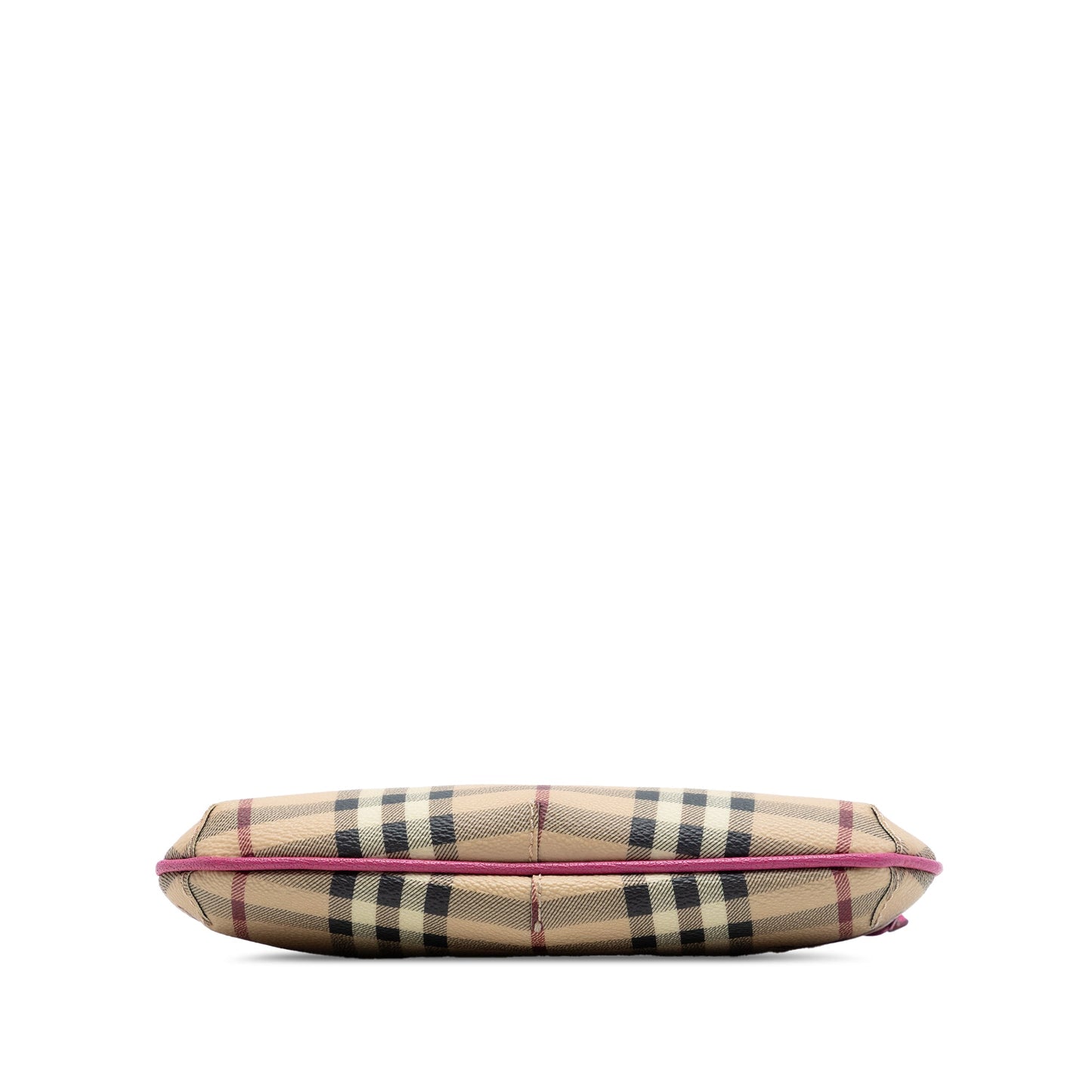 Haymarket Check Coated Canvas Clara Pochette