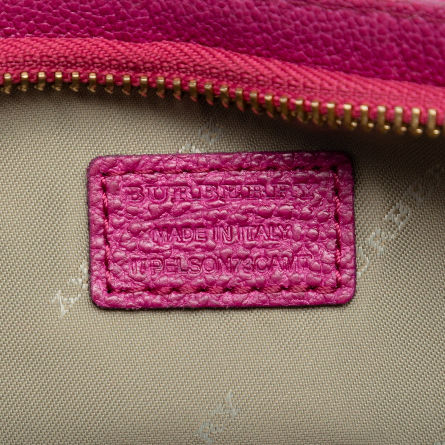 Haymarket Check Coated Canvas Clara Pochette