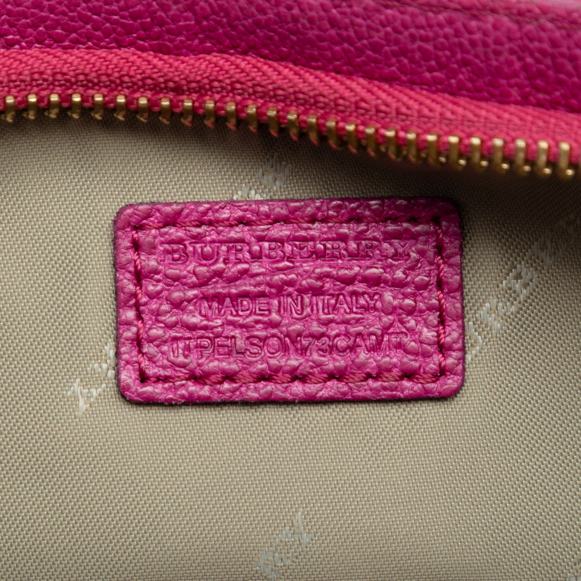 Haymarket Check Coated Canvas Clara Pochette