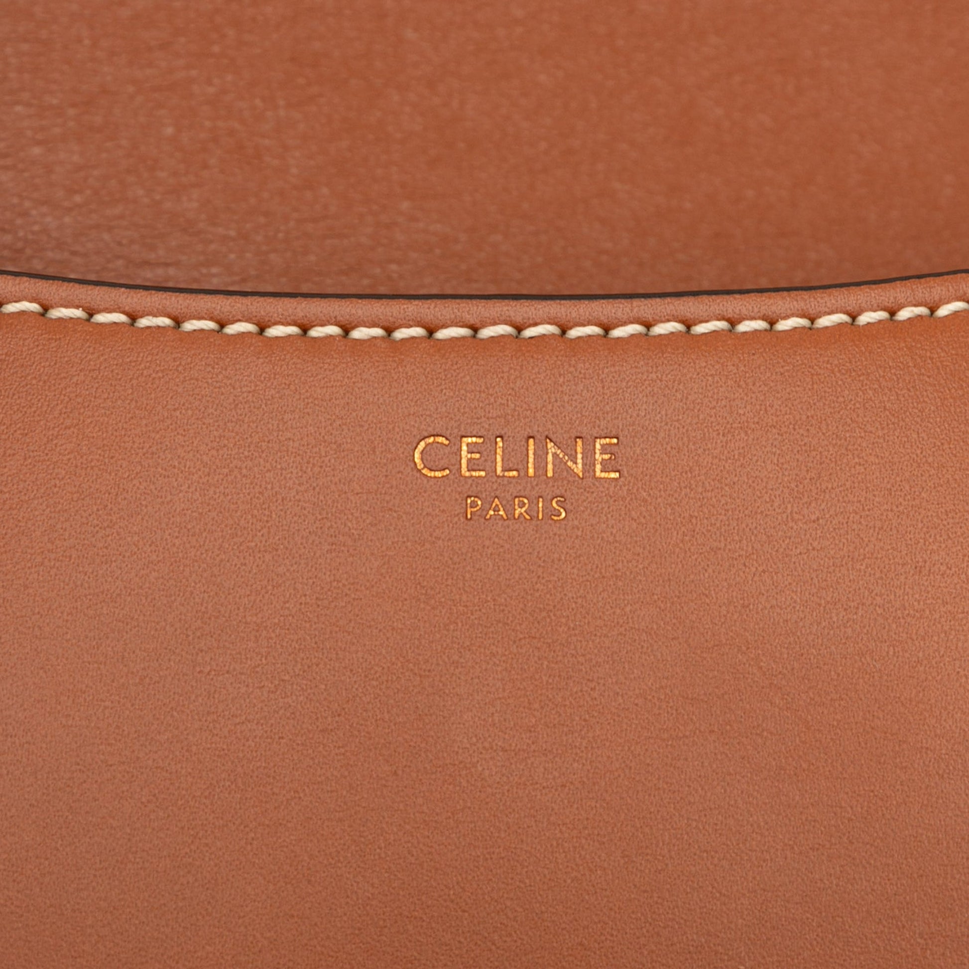 Celine Small Maillon Triomphe Jacquard and Calfskin Crecy Crossbody
