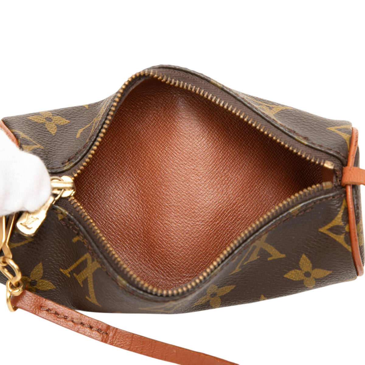 Louis Vuitton Monogram Papillon Pochette — Brown