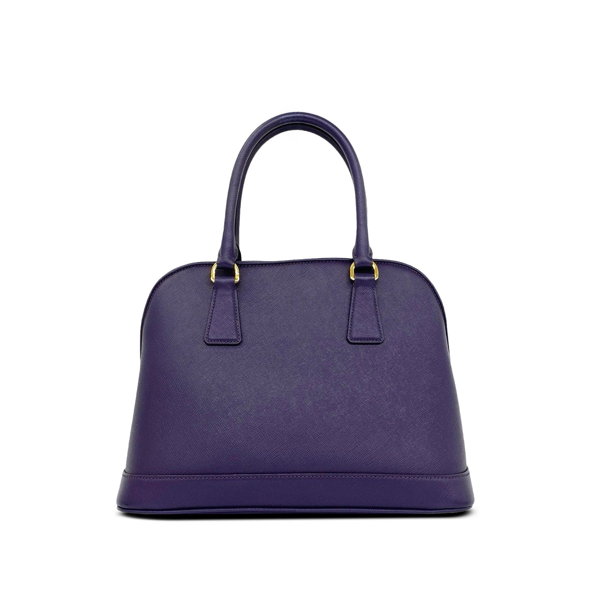 Prada Saffiano Lux Promenade Satchel — Purple