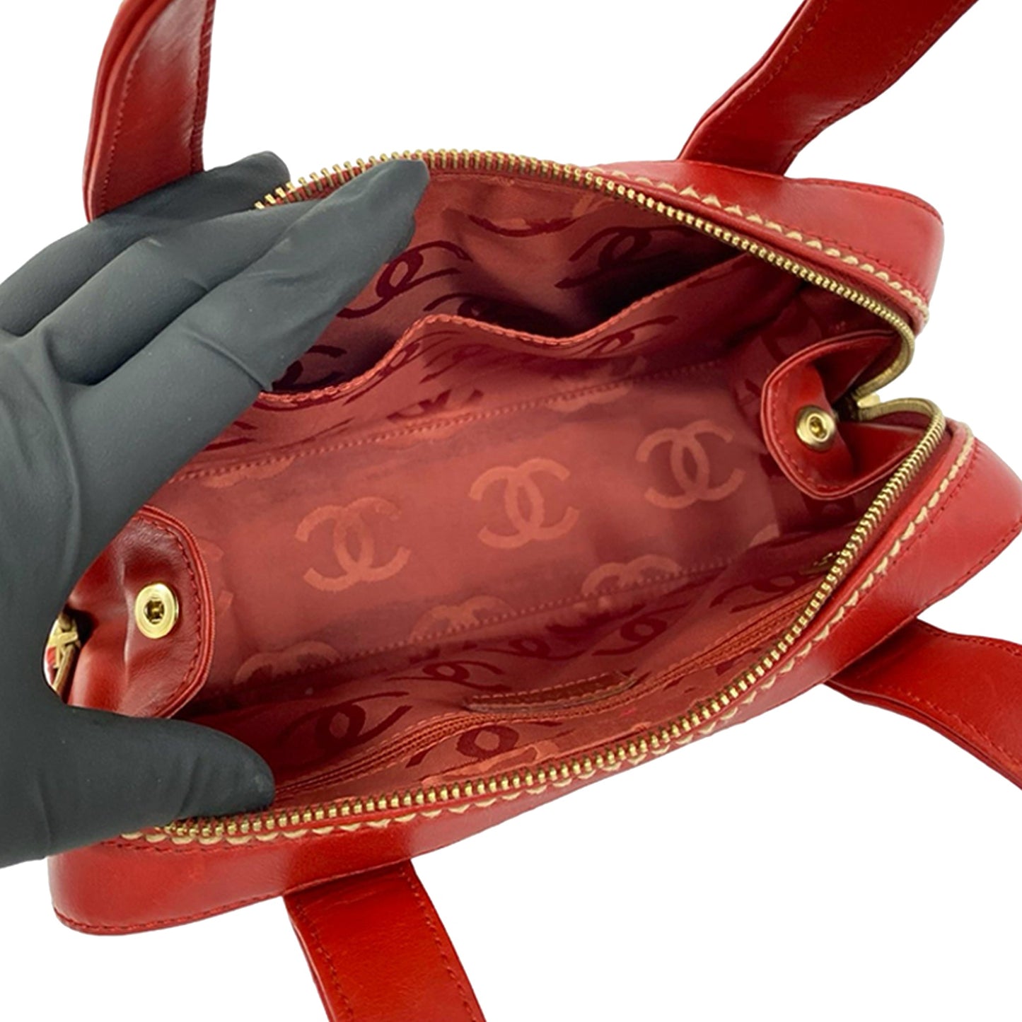 Chanel Wild Stitch Lambskin Handbag