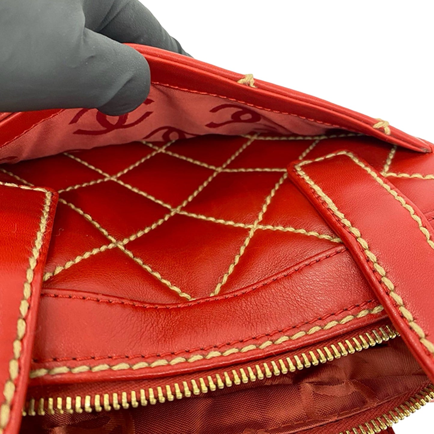 Chanel Wild Stitch Lambskin Handbag
