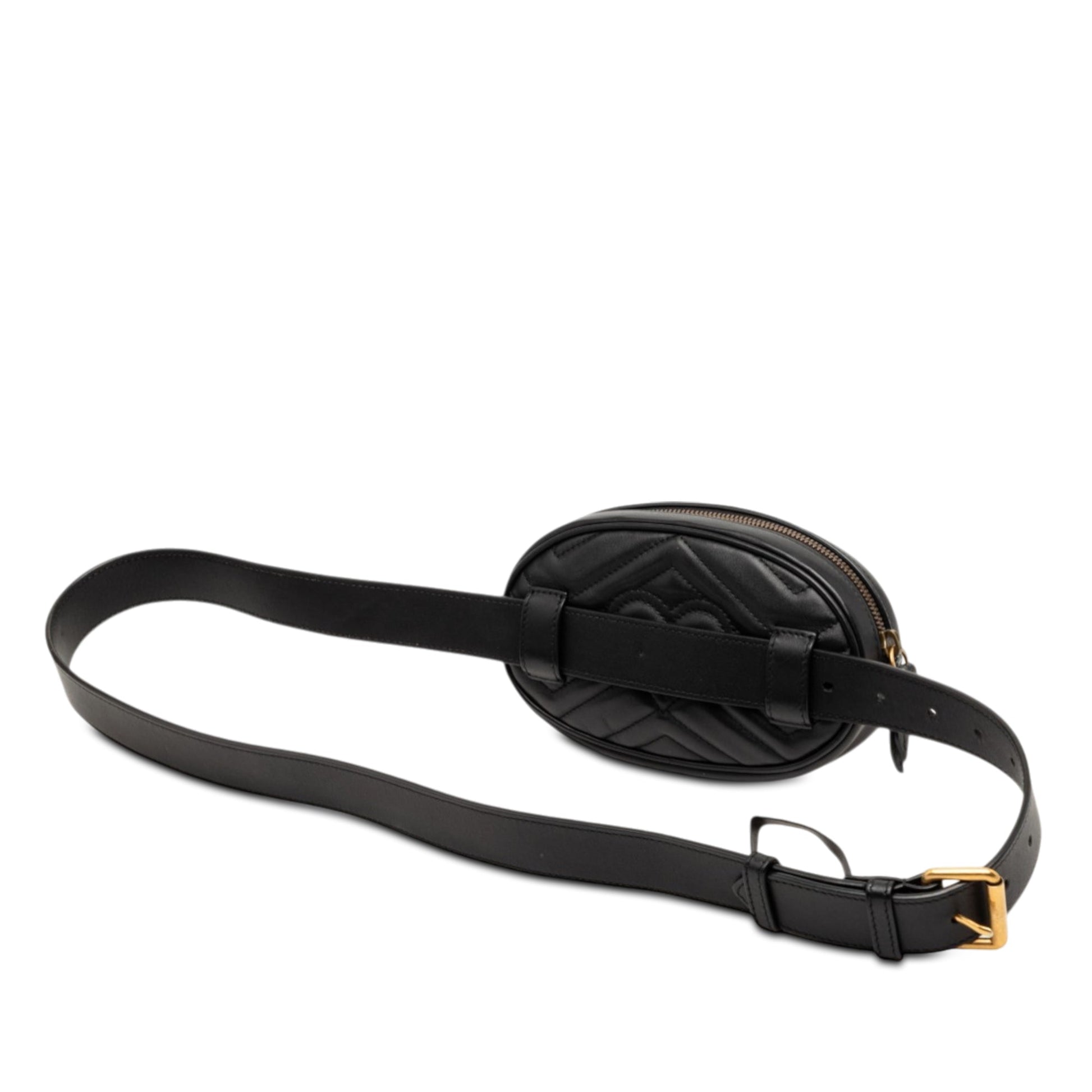 Gucci GG Marmont Matelasse Leather Belt Bag