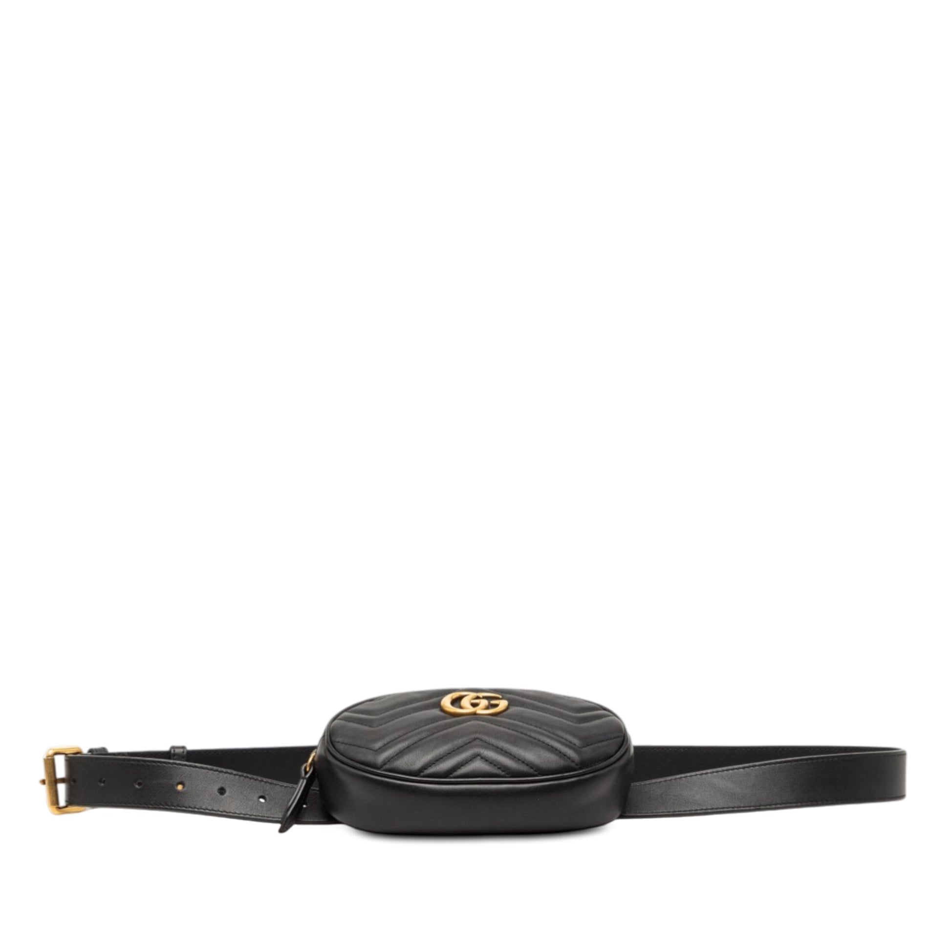 Gucci GG Marmont Matelasse Leather Belt Bag