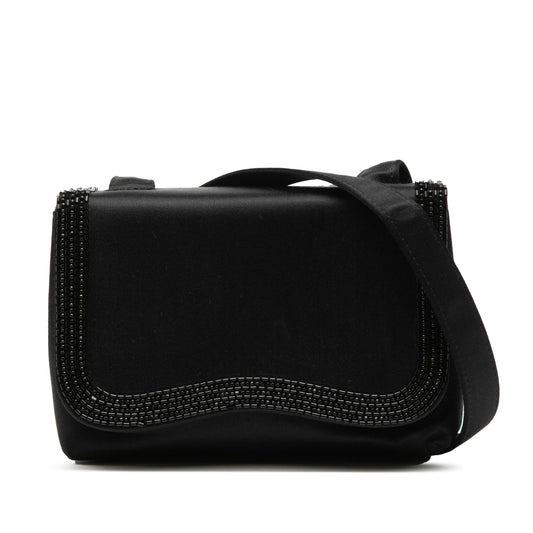 Chanel Mini Satin Beaded Flap Crossbody