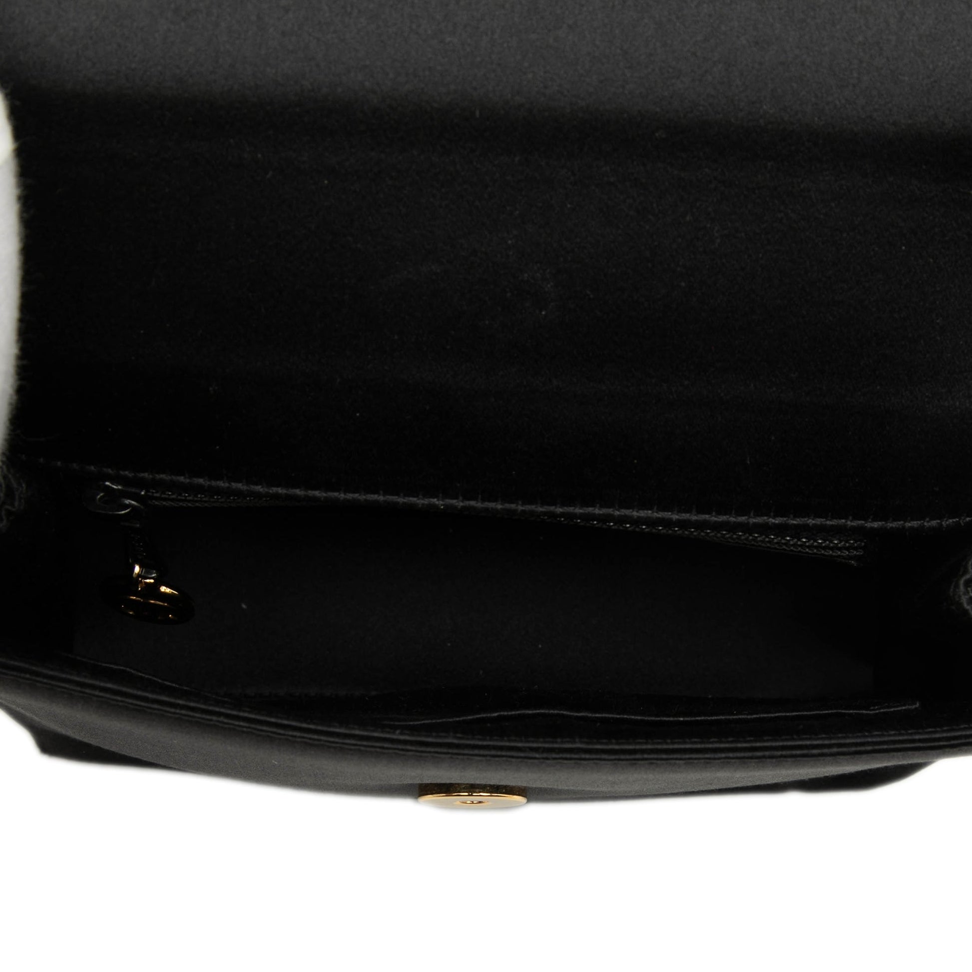 Chanel Mini Satin Beaded Flap Crossbody