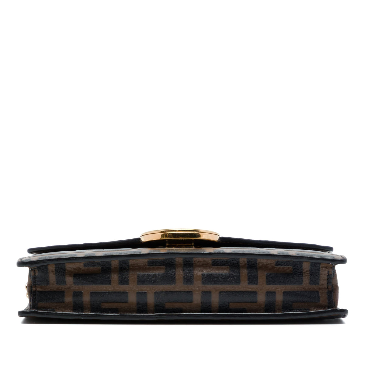 Fendi Zucca Embossed Leather F Is Fendi Envelope Wallet On Chain