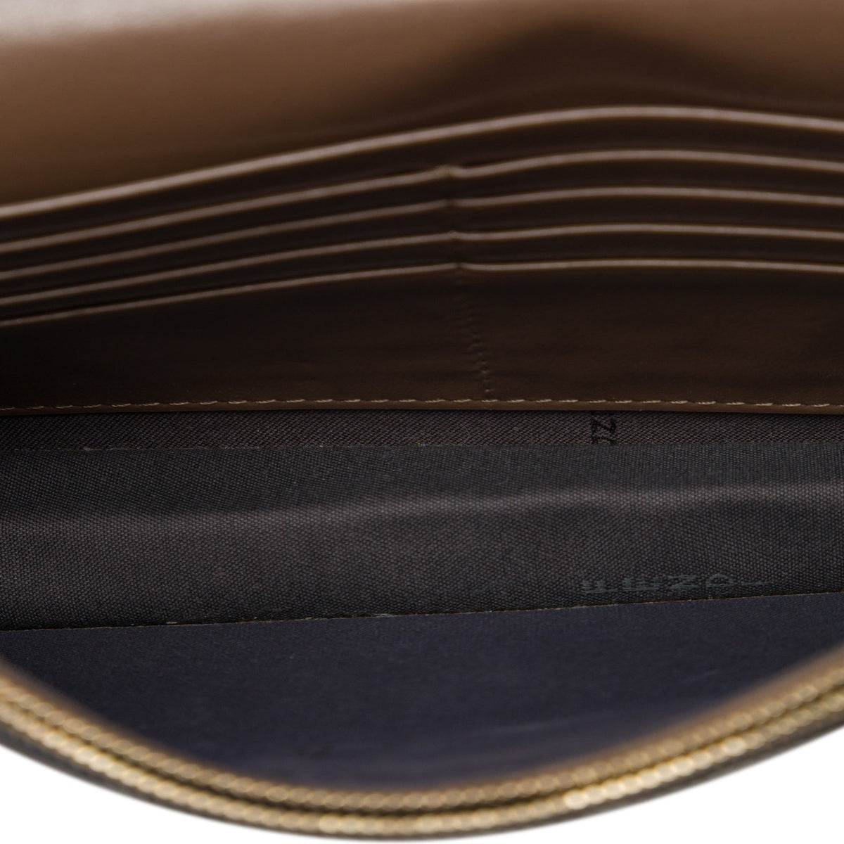 Fendi Zucca Embossed Leather F Is Fendi Envelope Wallet On Chain