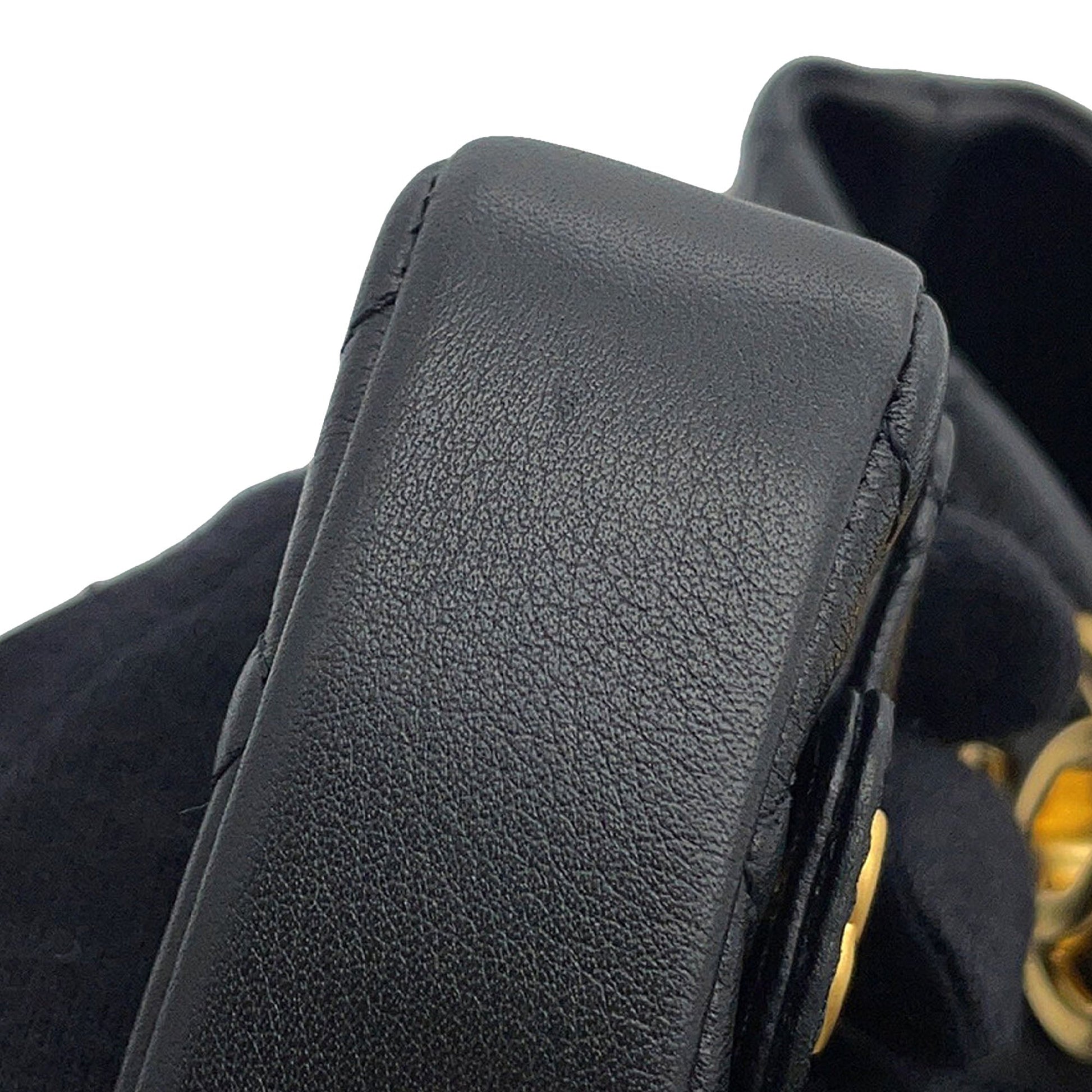 Chanel CC Quilted Calfskin Chain Bucket Bag