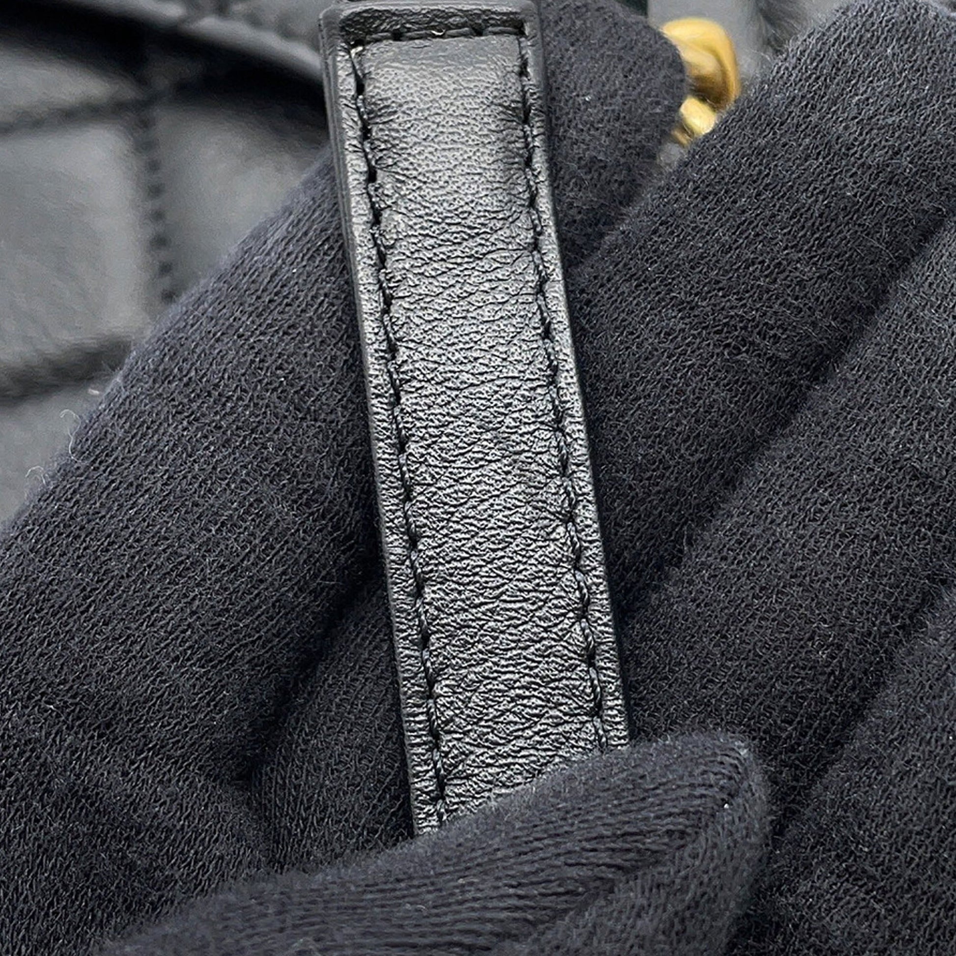 Chanel CC Quilted Calfskin Chain Bucket Bag