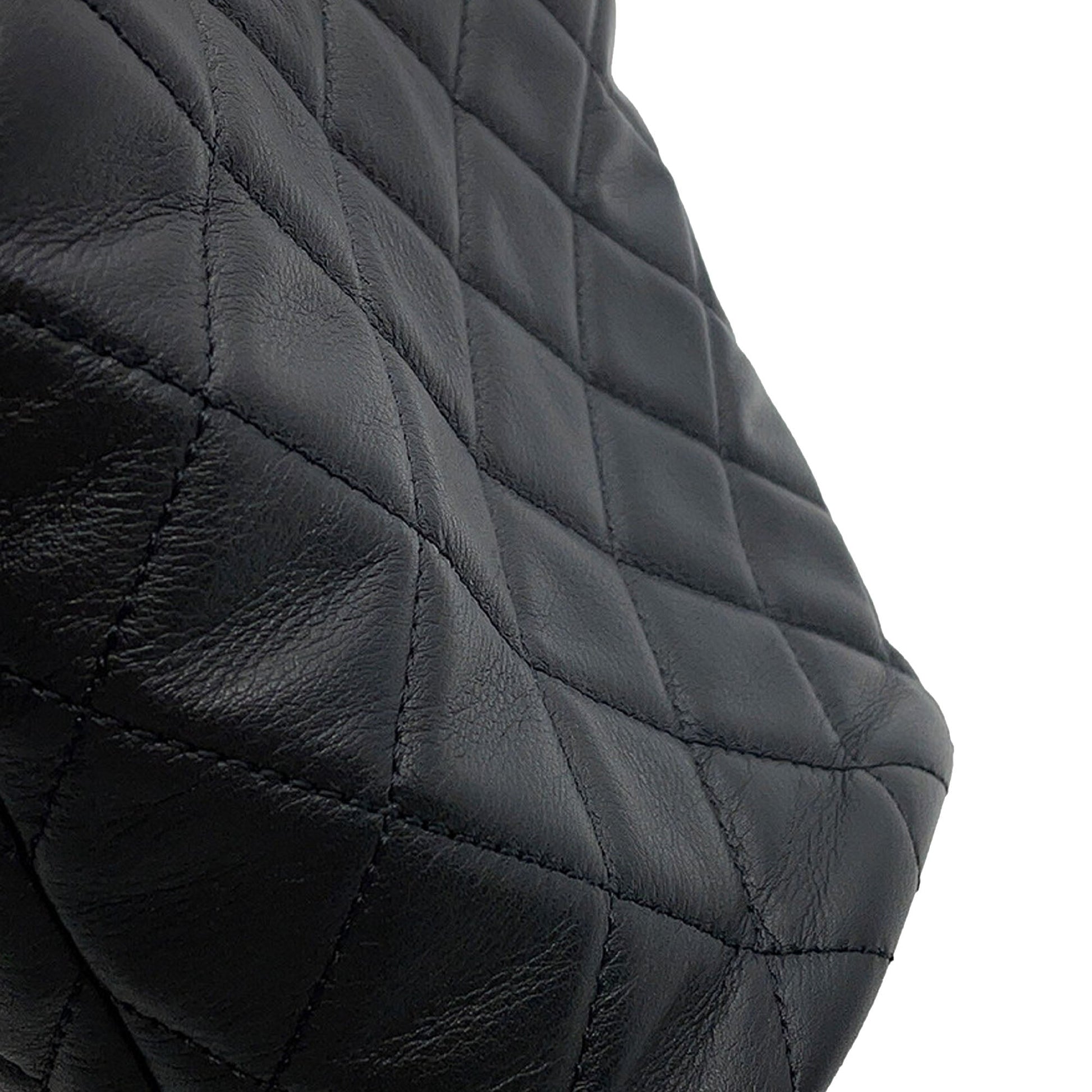 Chanel CC Quilted Calfskin Chain Bucket Bag