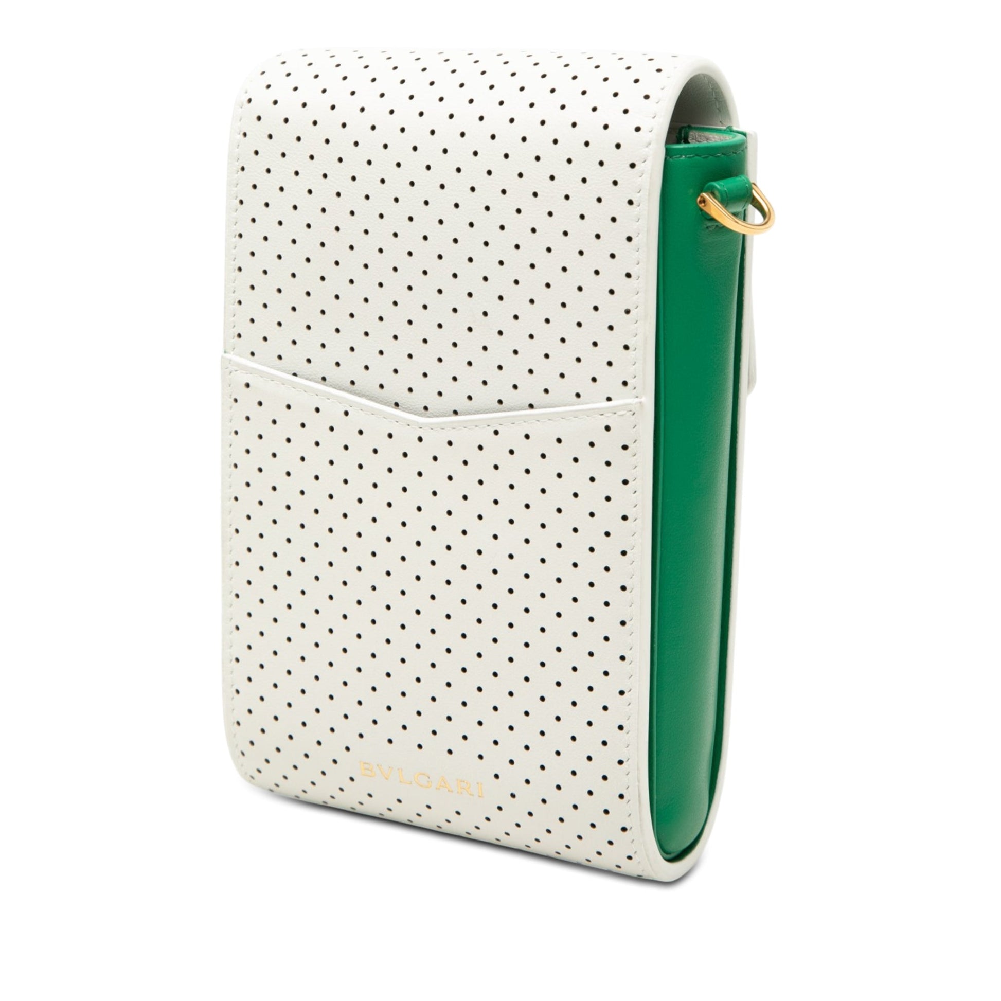 Bvlgari Casablanca Apres Tennis Perforated Calfskin Serpenti Crossbody