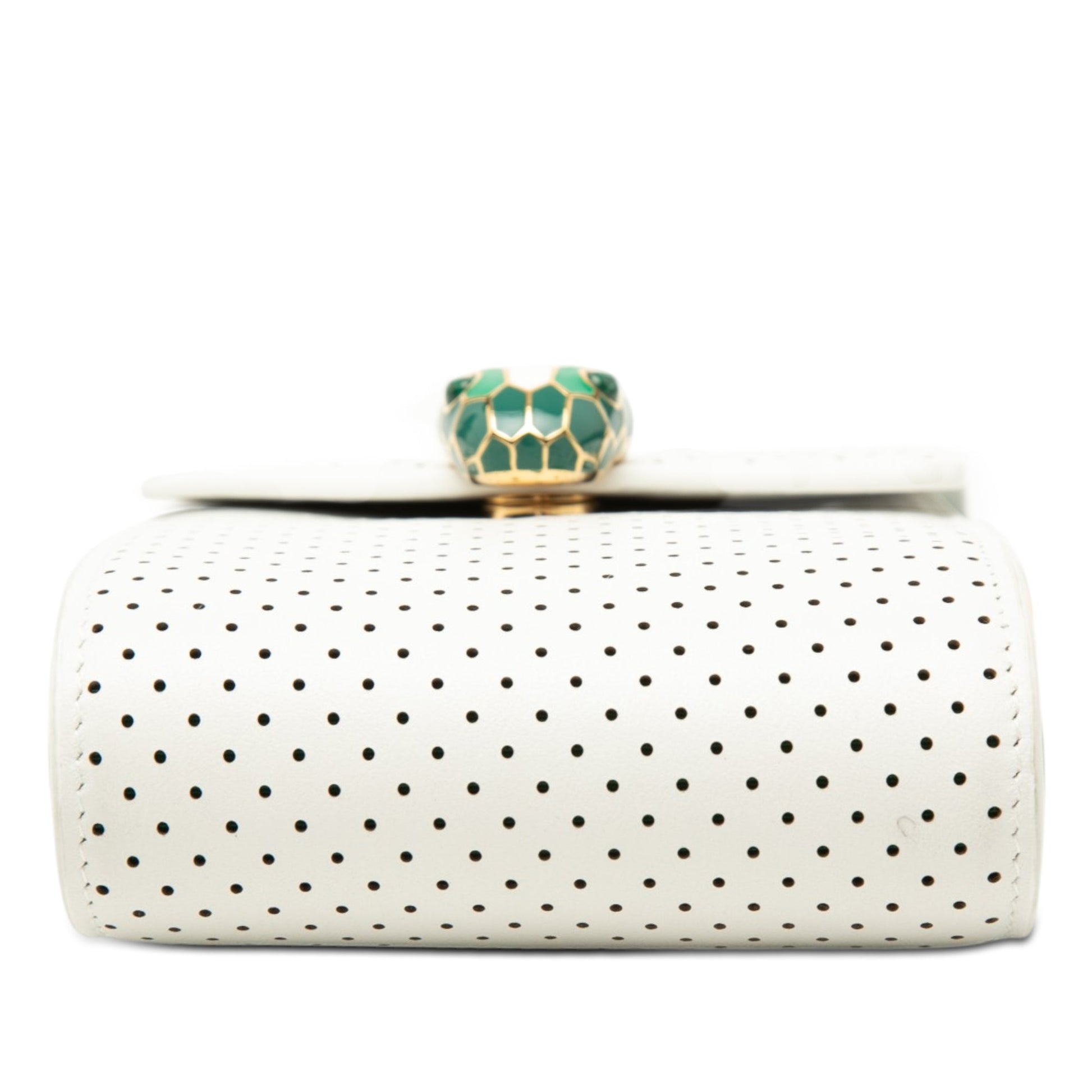 Bvlgari Casablanca Apres Tennis Perforated Calfskin Serpenti Crossbody