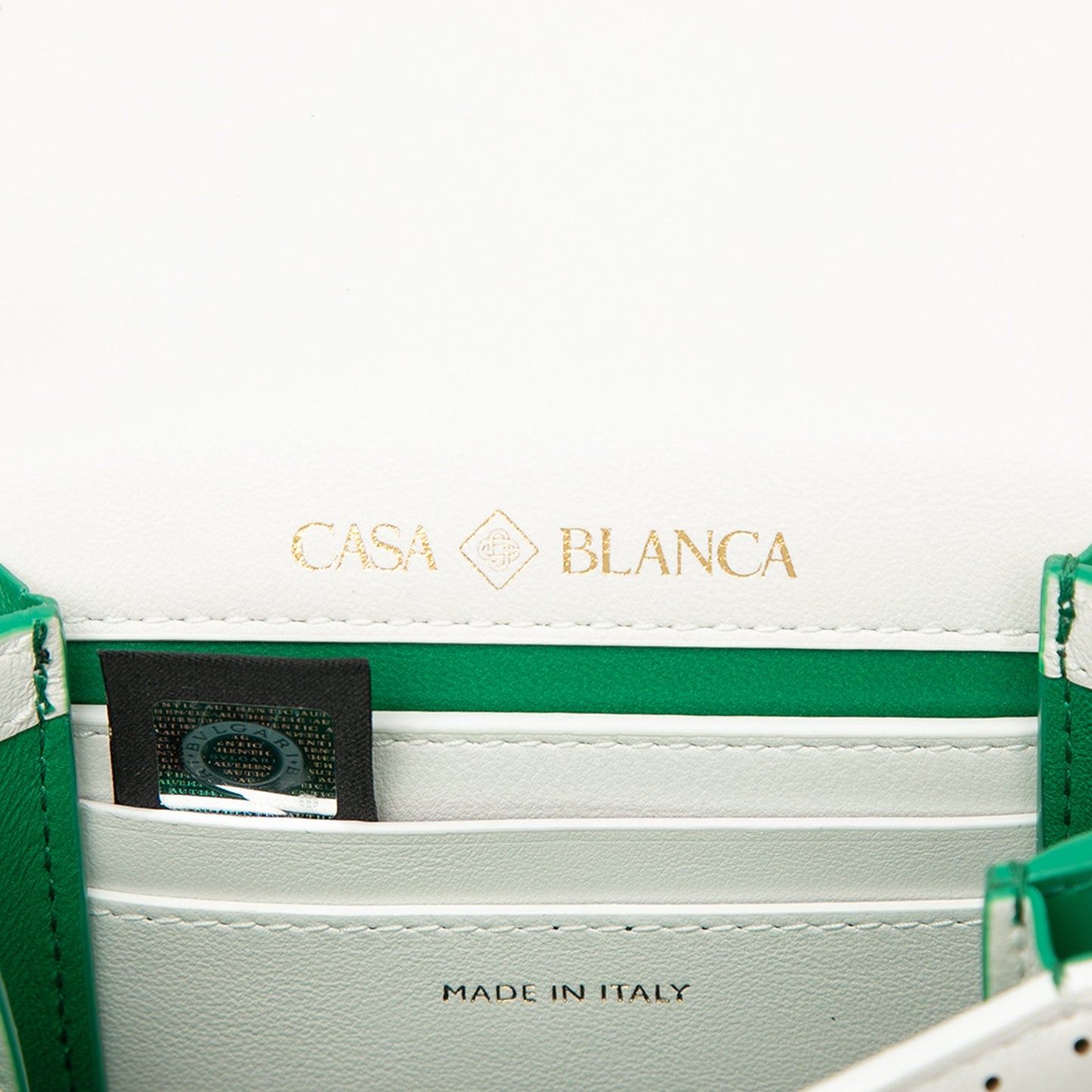 Bvlgari Casablanca Apres Tennis Perforated Calfskin Serpenti Crossbody