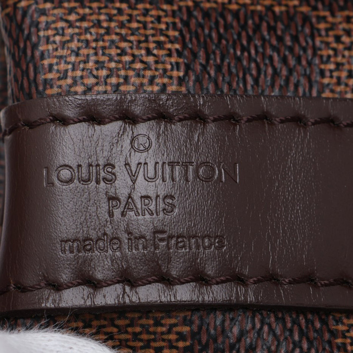 Louis Vuitton Damier Ebene Keepall Bandouliere 55 — Brown