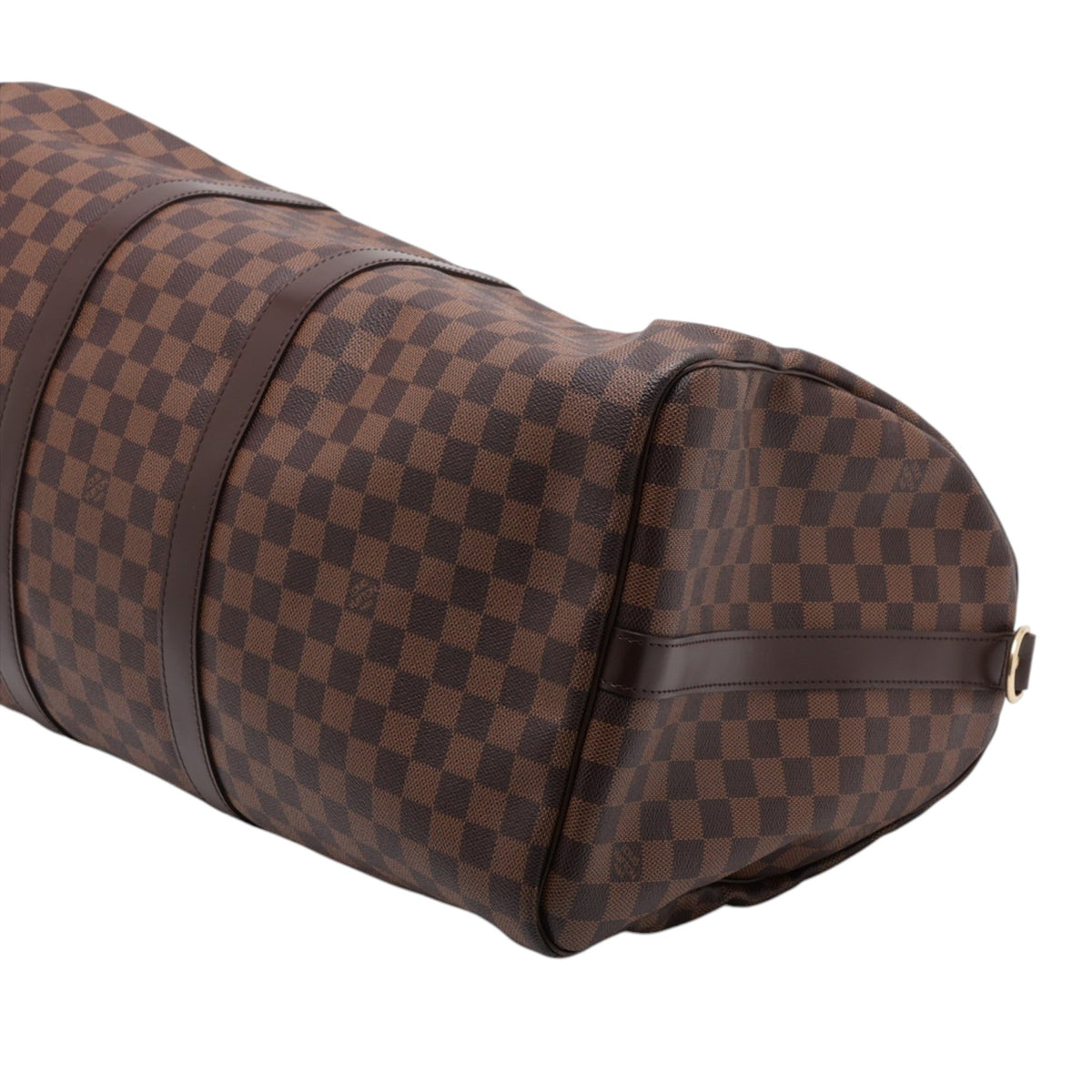 Louis Vuitton Damier Ebene Keepall Bandouliere 55 — Brown