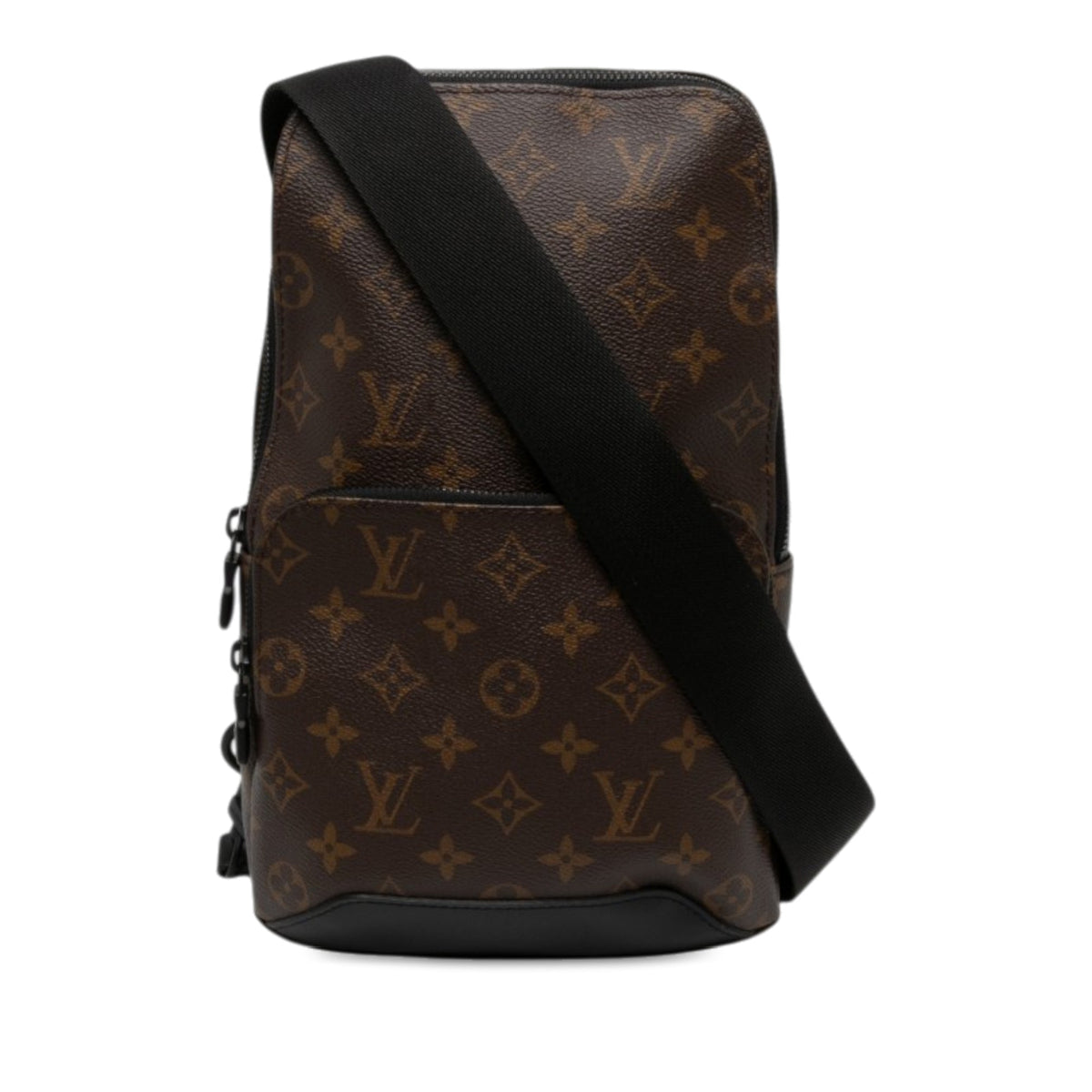 Louis Vuitton Monogram Macassar Avenue Sling Bag — Brown