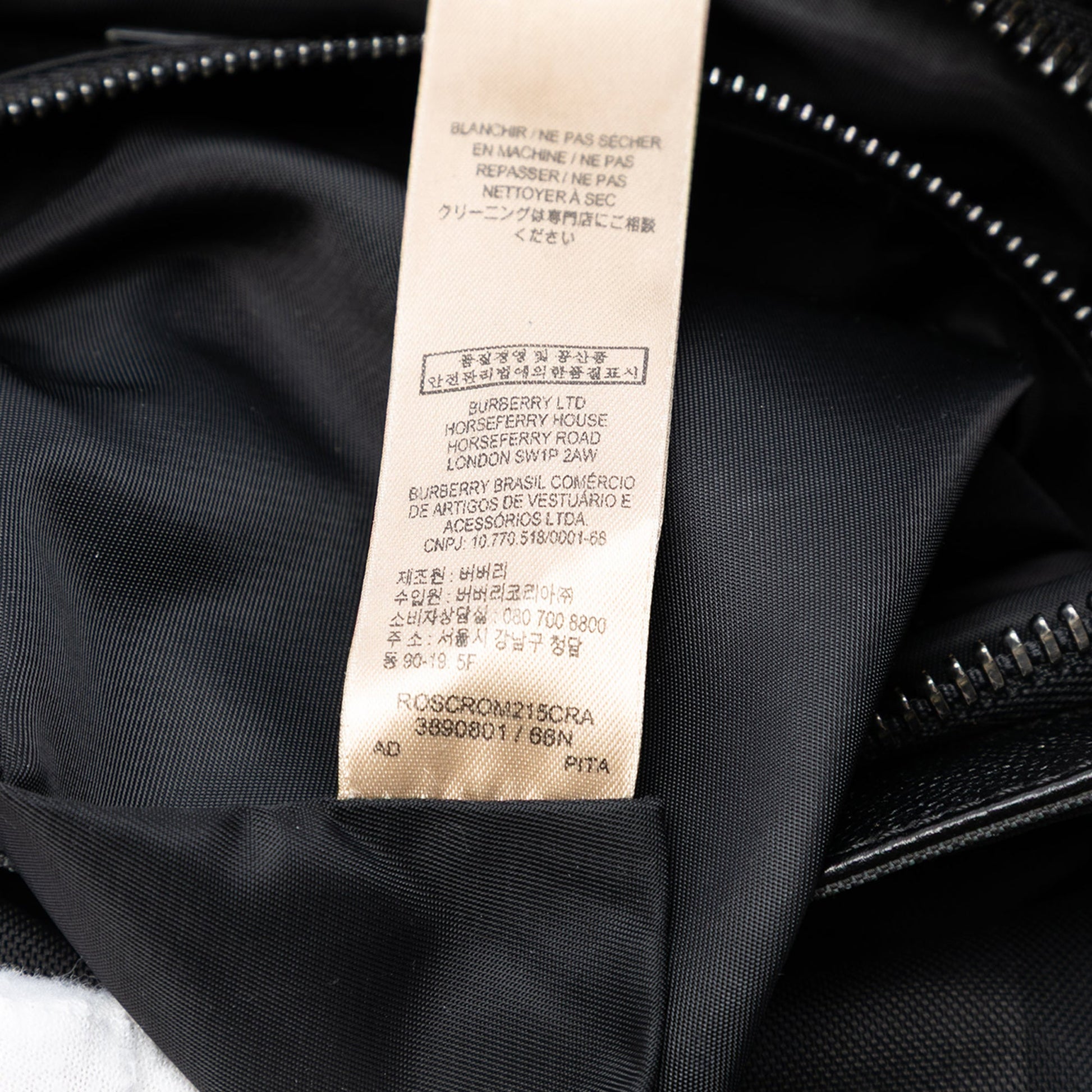 Smoke Check Nylon Crossbody