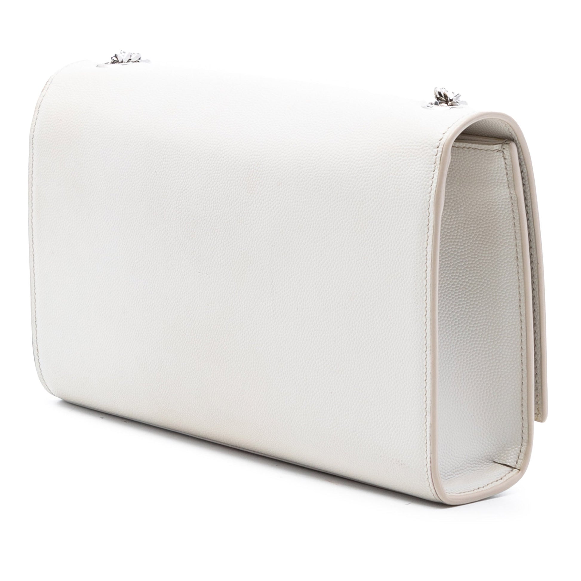 Saint Laurent Medium Grain De Poudre Monogram Kate Crossbody