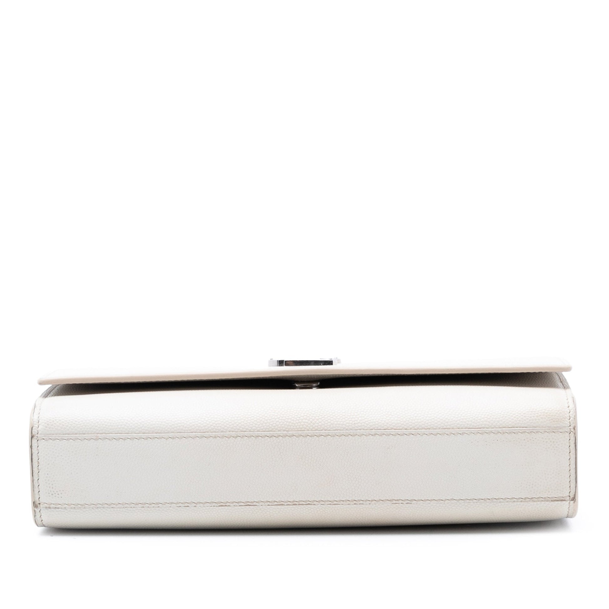 Saint Laurent Medium Grain De Poudre Monogram Kate Crossbody