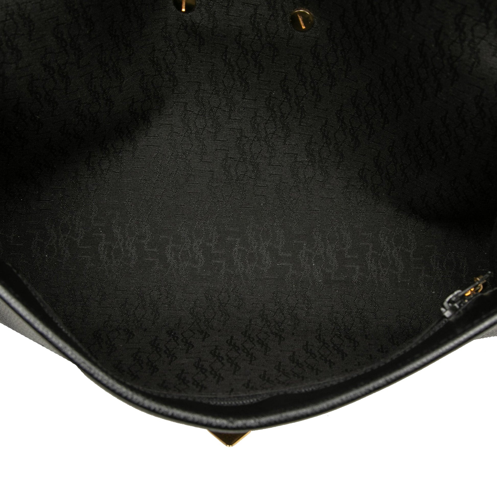 Saint Laurent Grained Calfskin Flap Crossbody