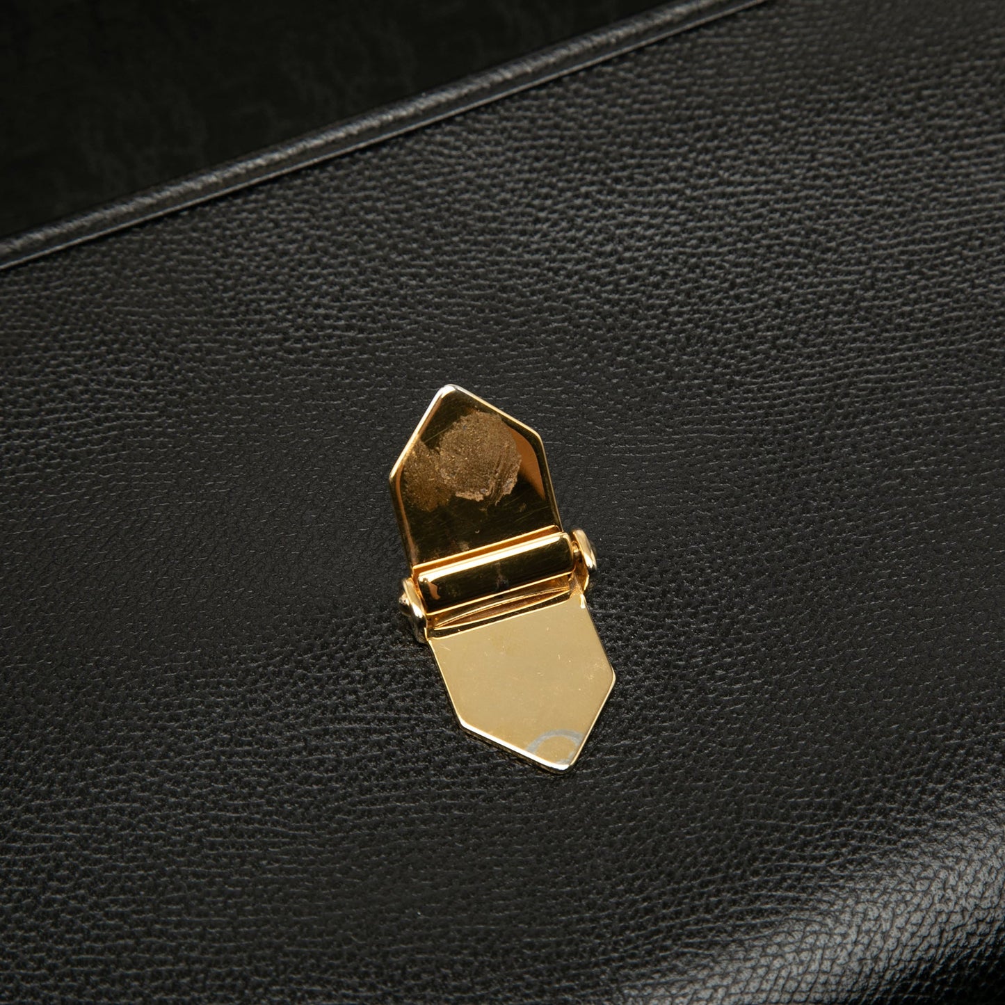 Saint Laurent Grained Calfskin Flap Crossbody