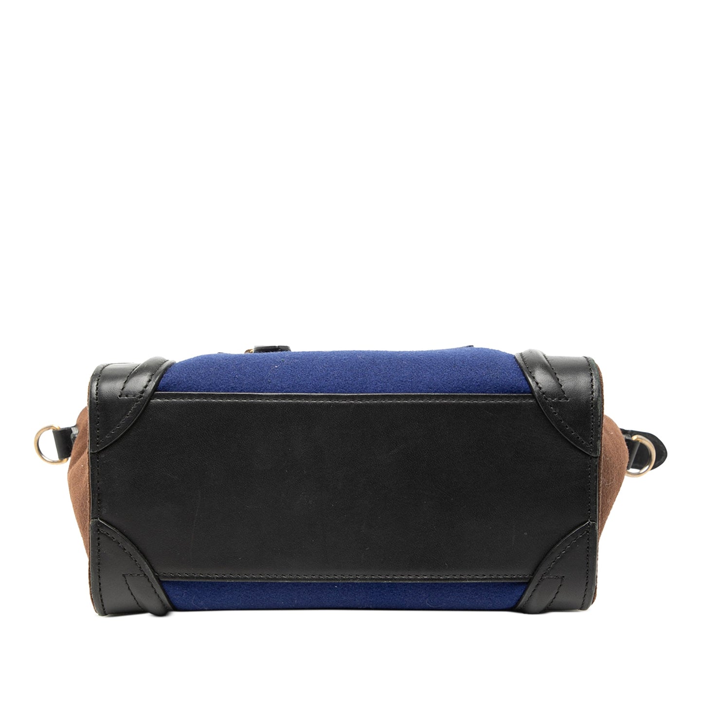 Celine Nano Tricolor Felt Luggage Tote