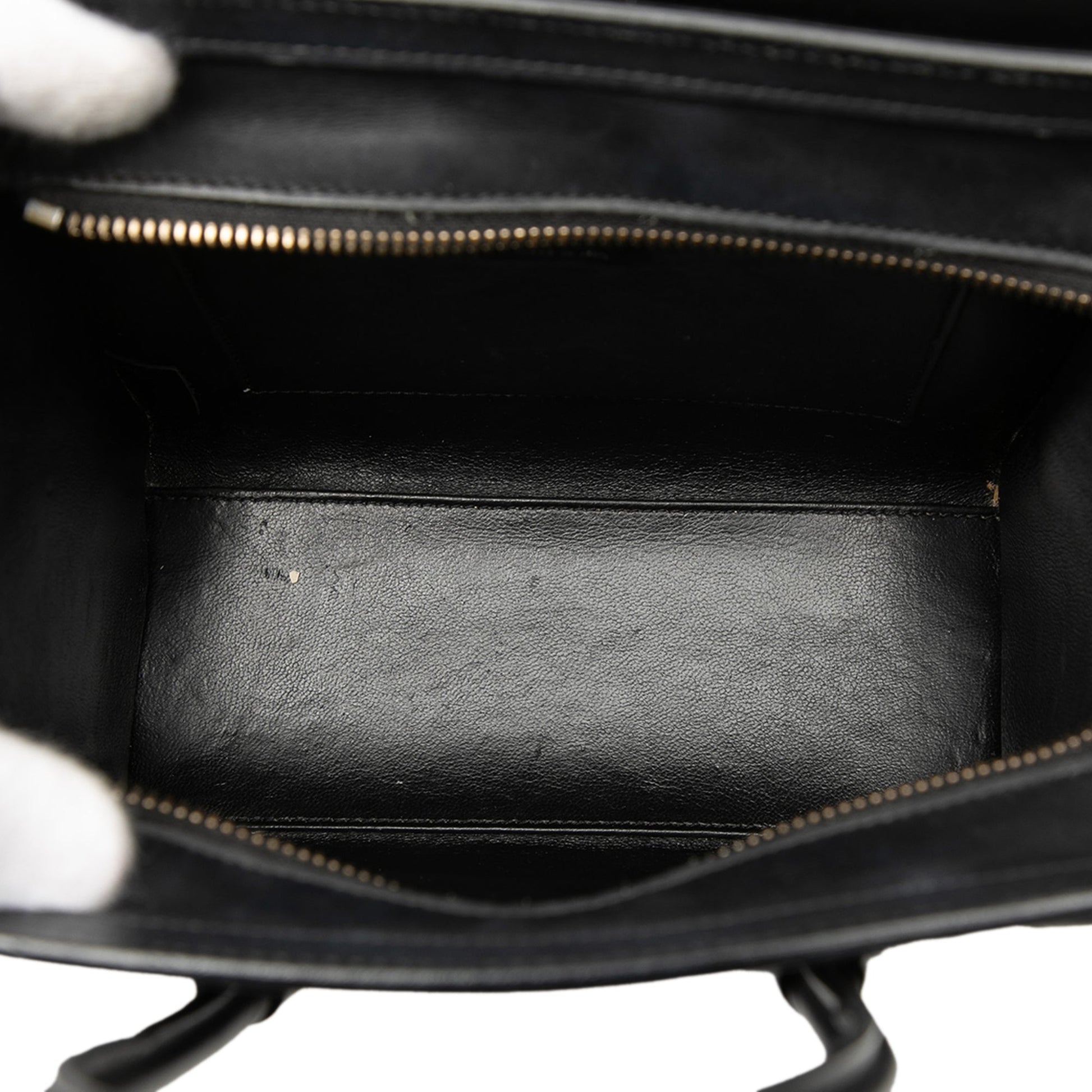 Celine Nano Tricolor Felt Luggage Tote