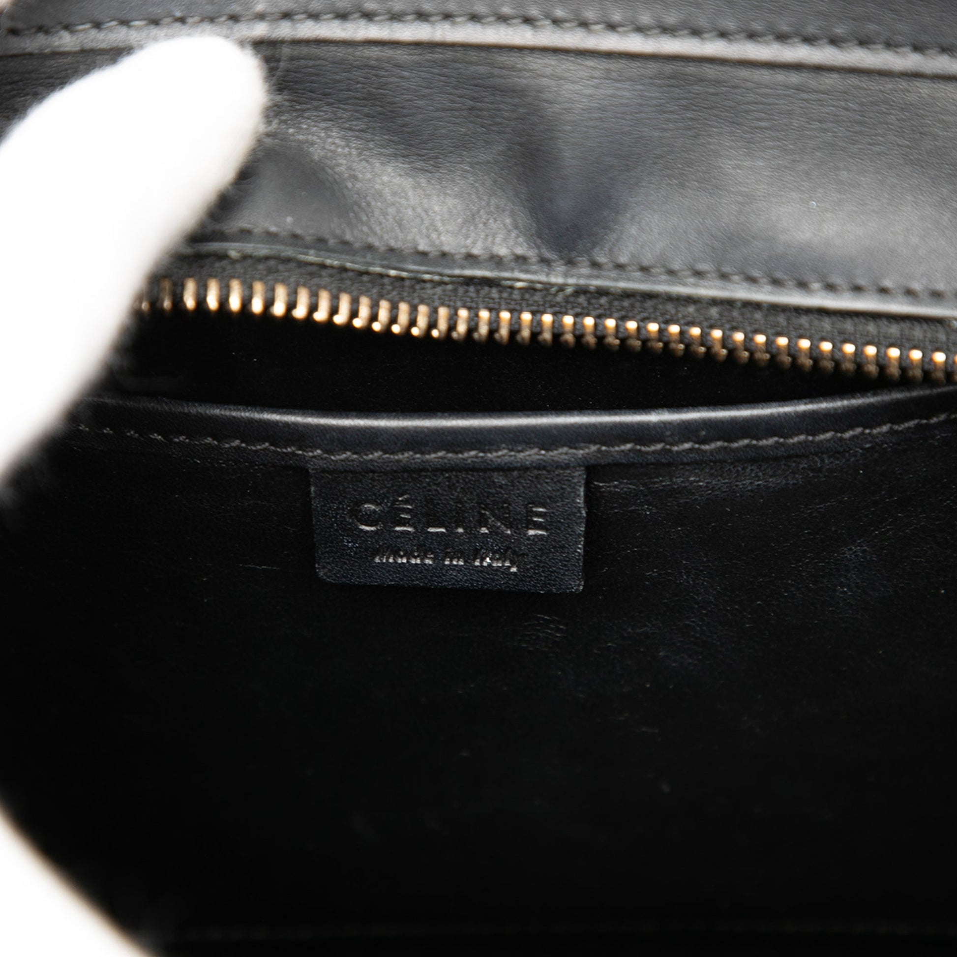 Celine Nano Tricolor Felt Luggage Tote