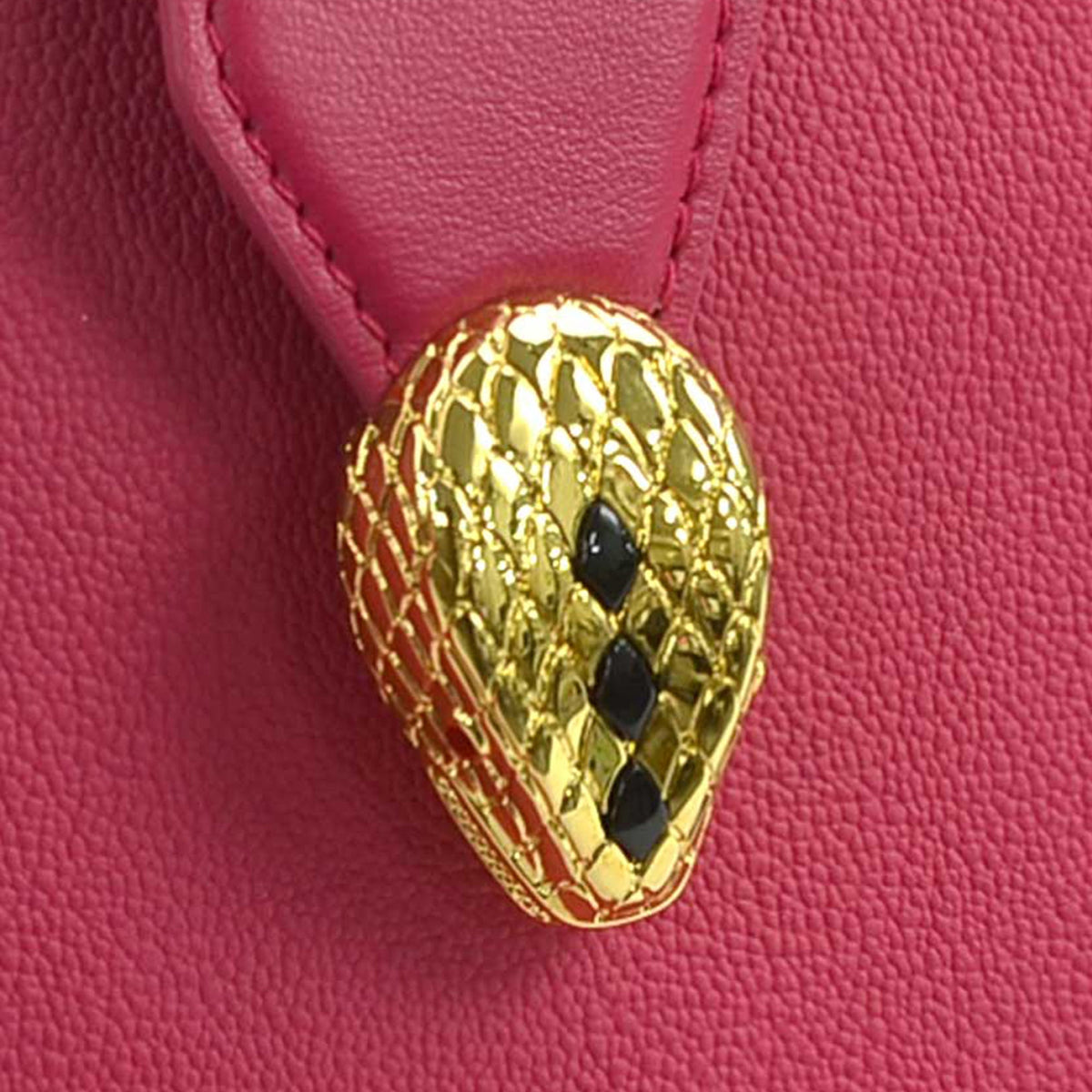 Bvlgari Medium Leather Serpenti Ellipse Satchel