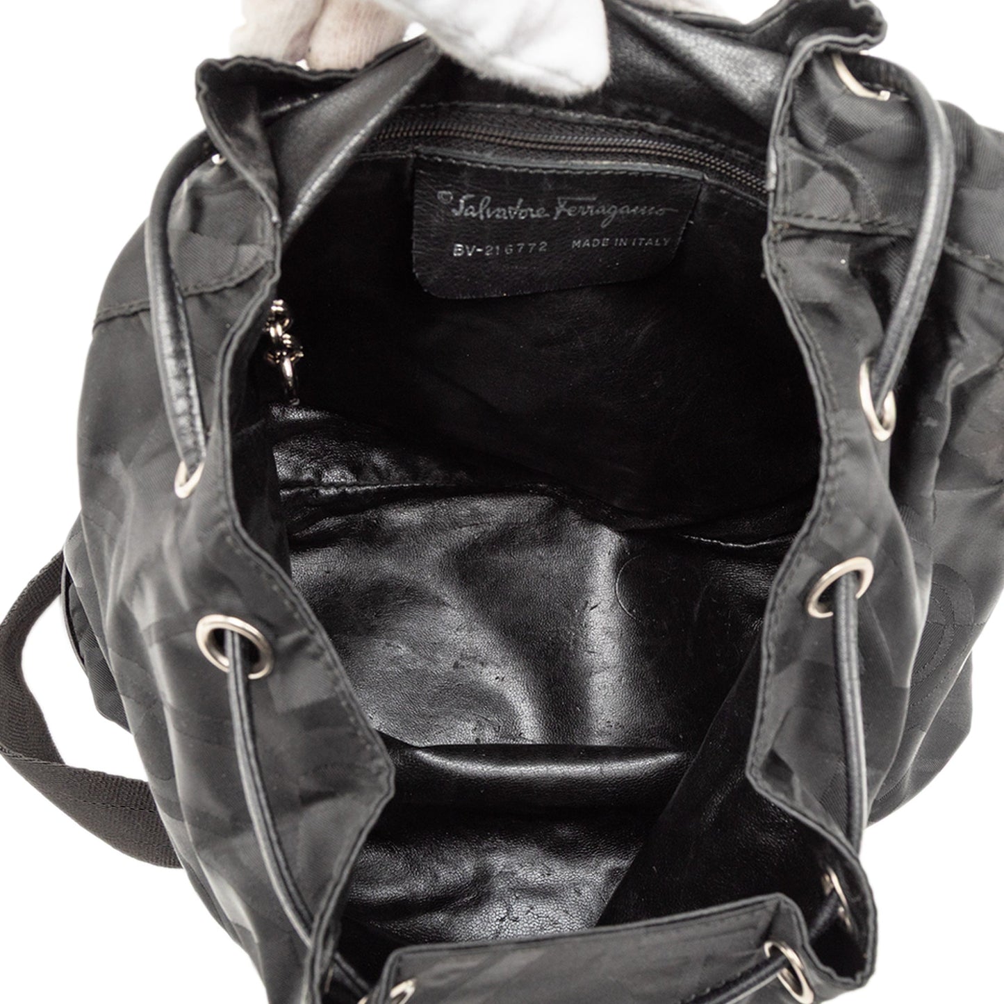 Ferragamo Printed Nylon Backpack