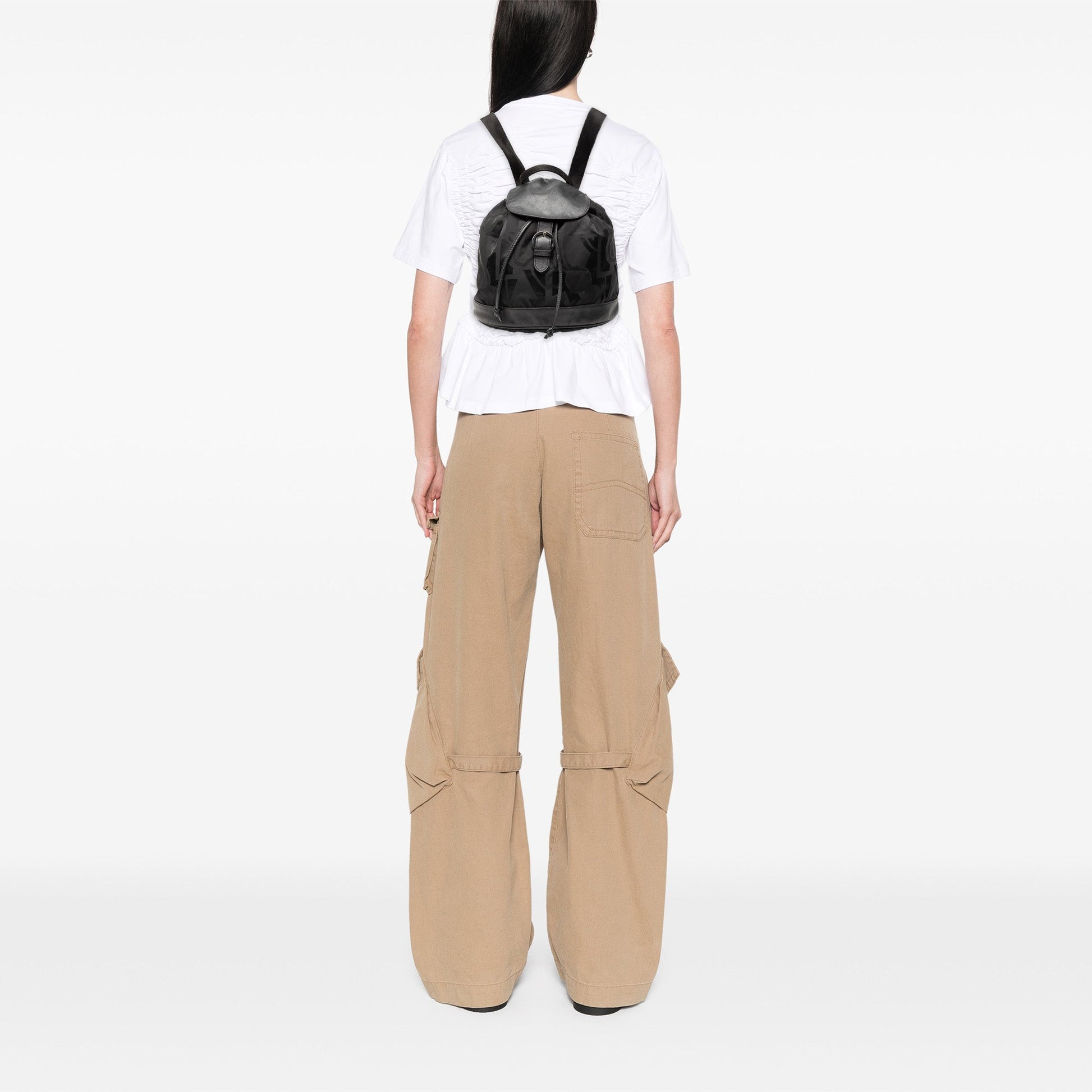 Ferragamo Printed Nylon Backpack