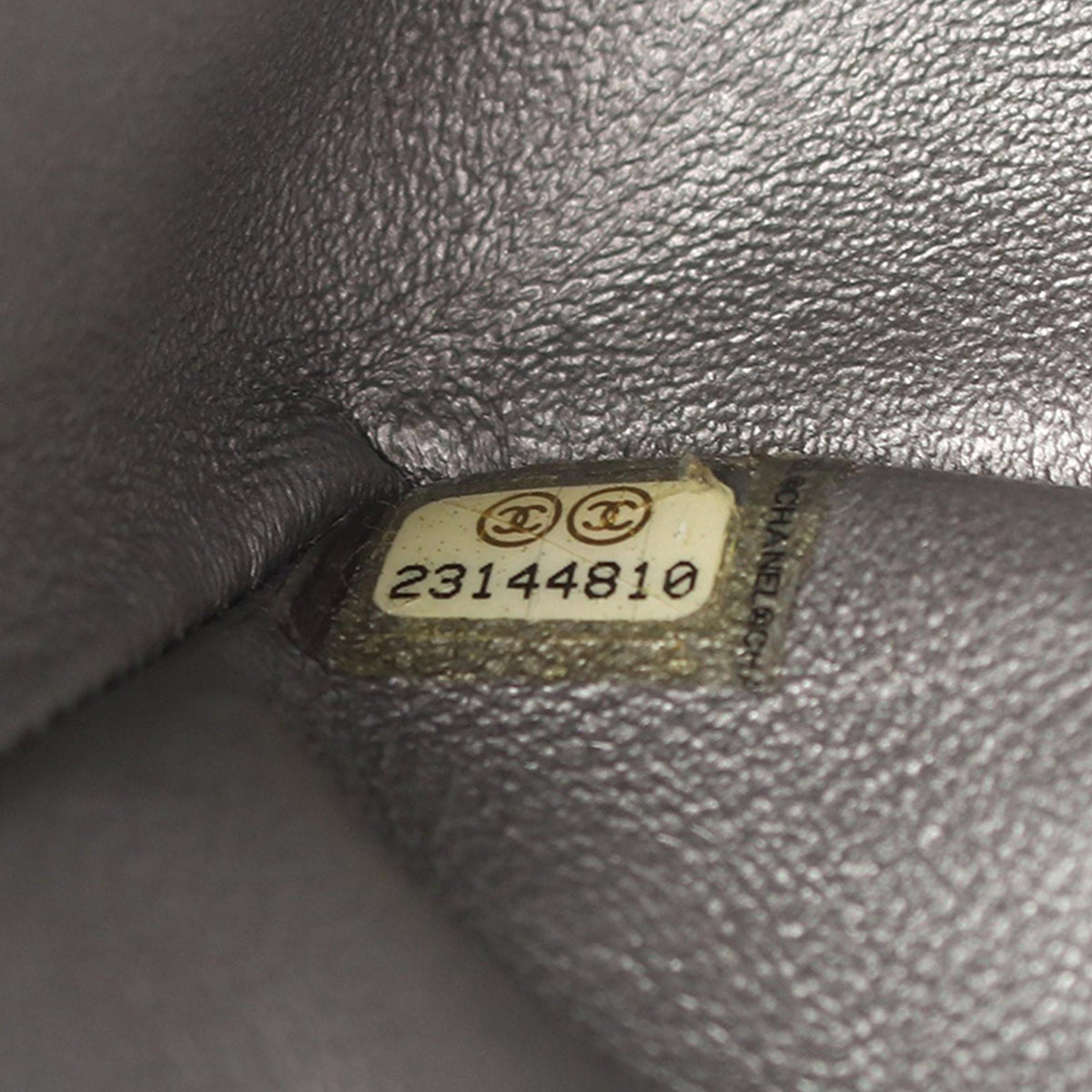 Chanel Mini Reissue 2.55 Metallic Aged Calfskin Double Flap 224 — Silver