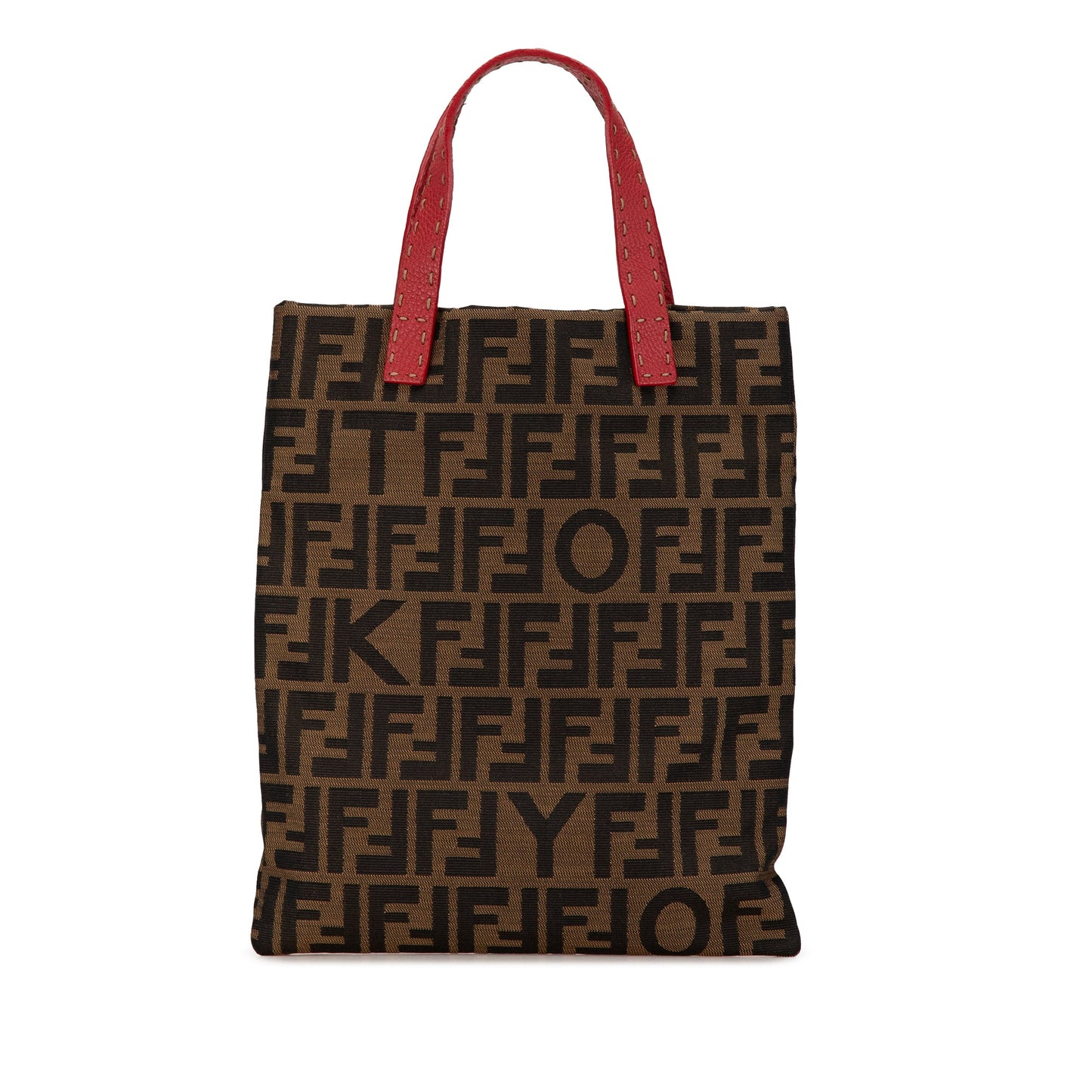 Fendi Zucca Canvas Sequins Tote