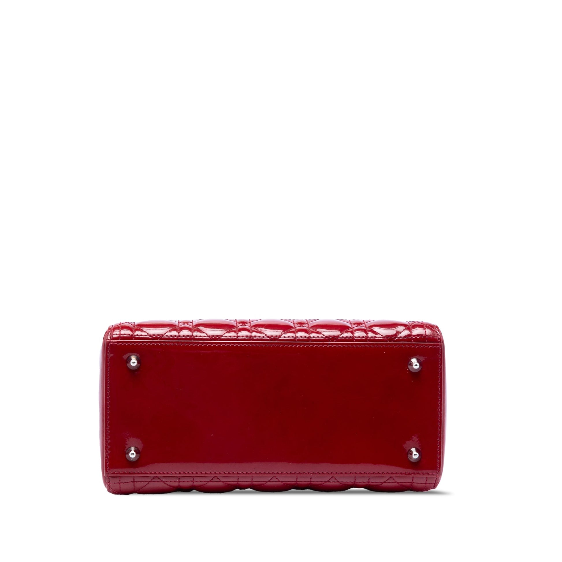 Dior Medium Patent Cannage Lady Dior
