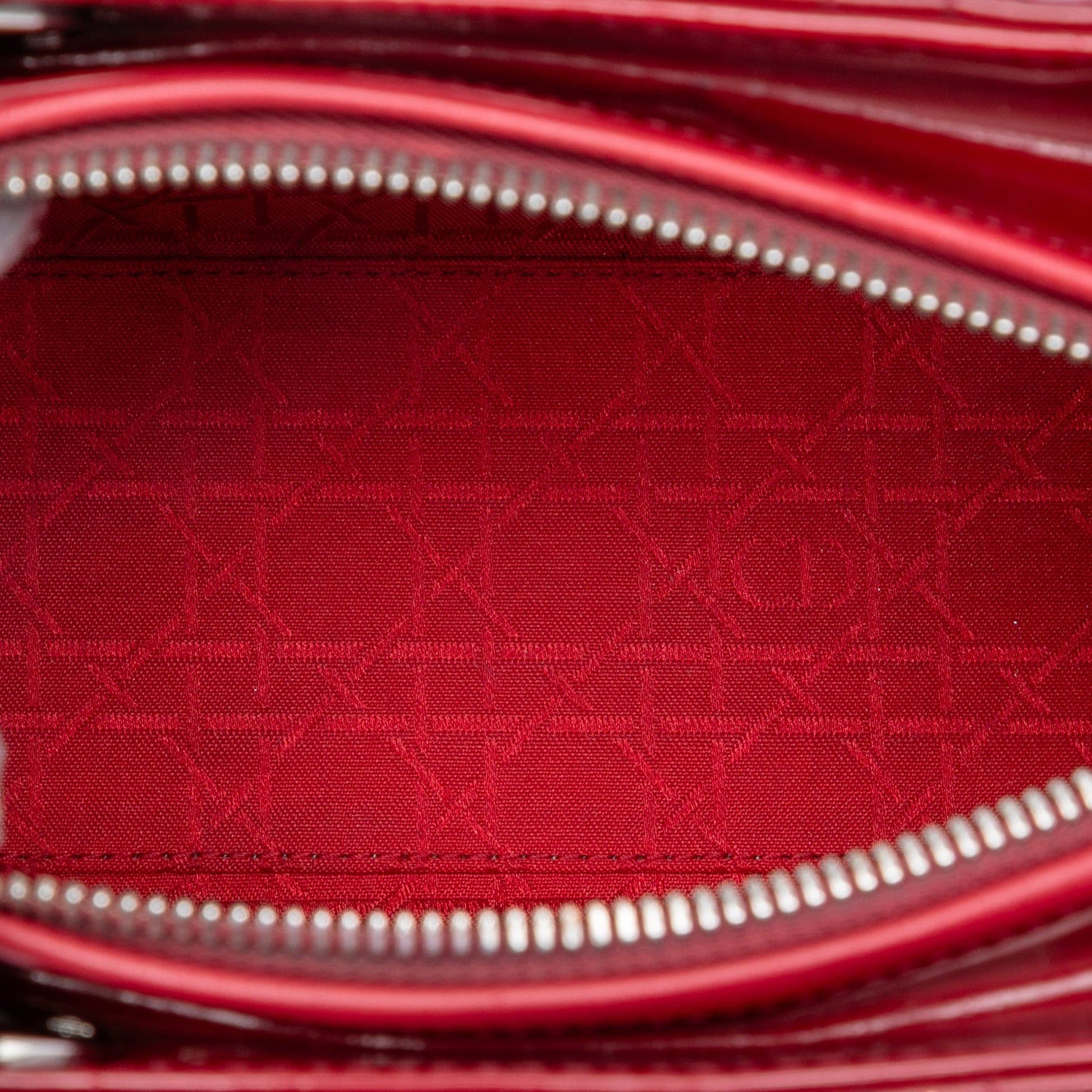 Dior Medium Patent Cannage Lady Dior