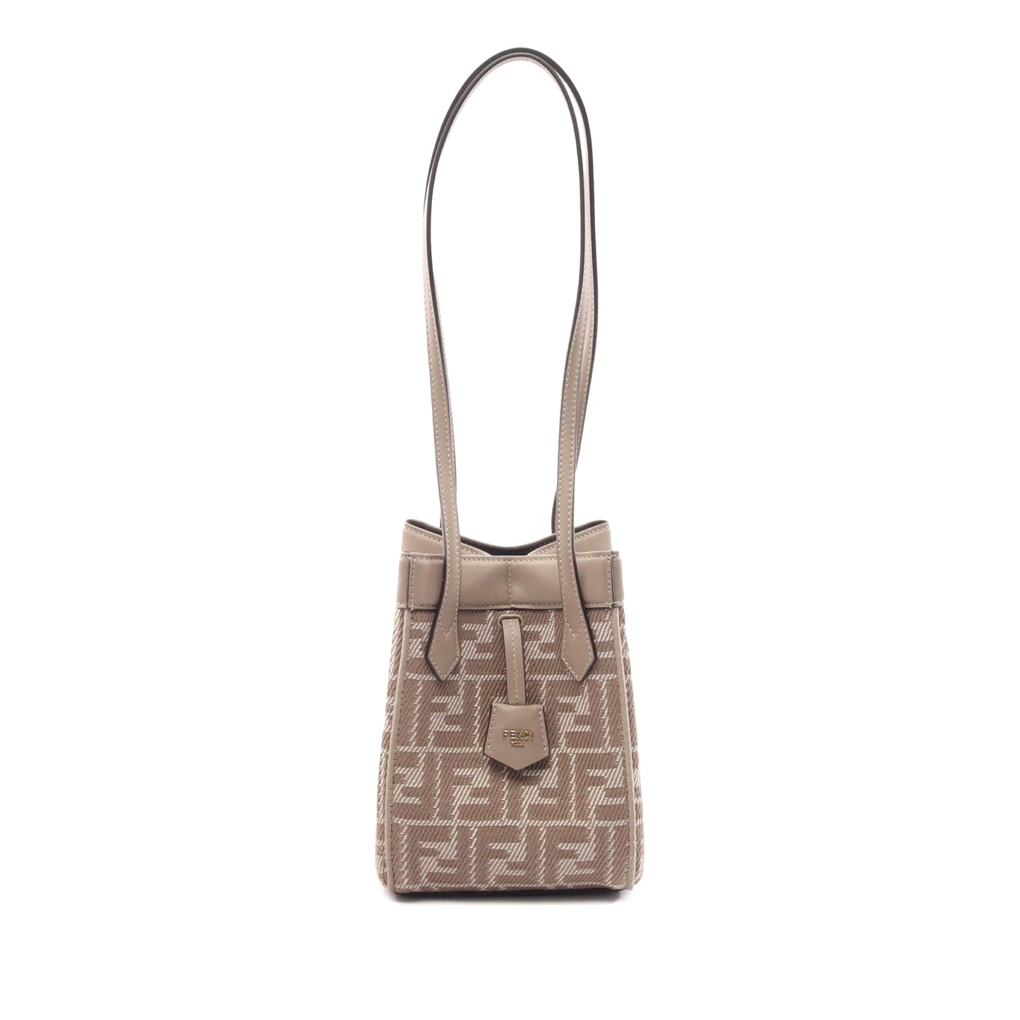 Fendi Mini Zucca Canvas Origami Shoulder Bag