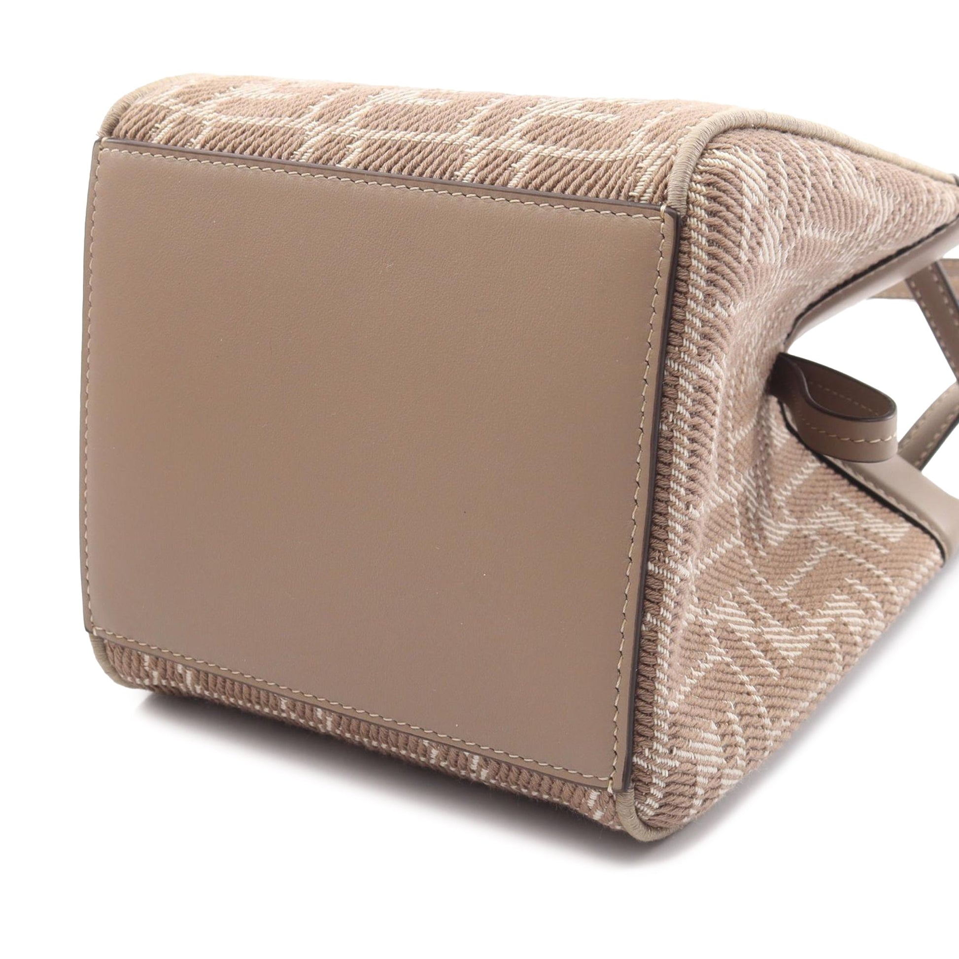 Fendi Mini Zucca Canvas Origami Shoulder Bag