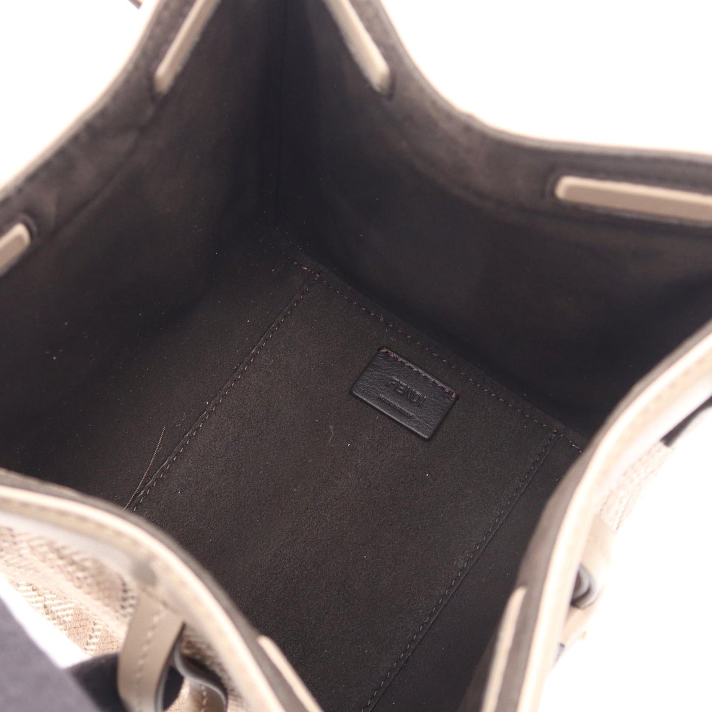 Fendi Mini Zucca Canvas Origami Shoulder Bag