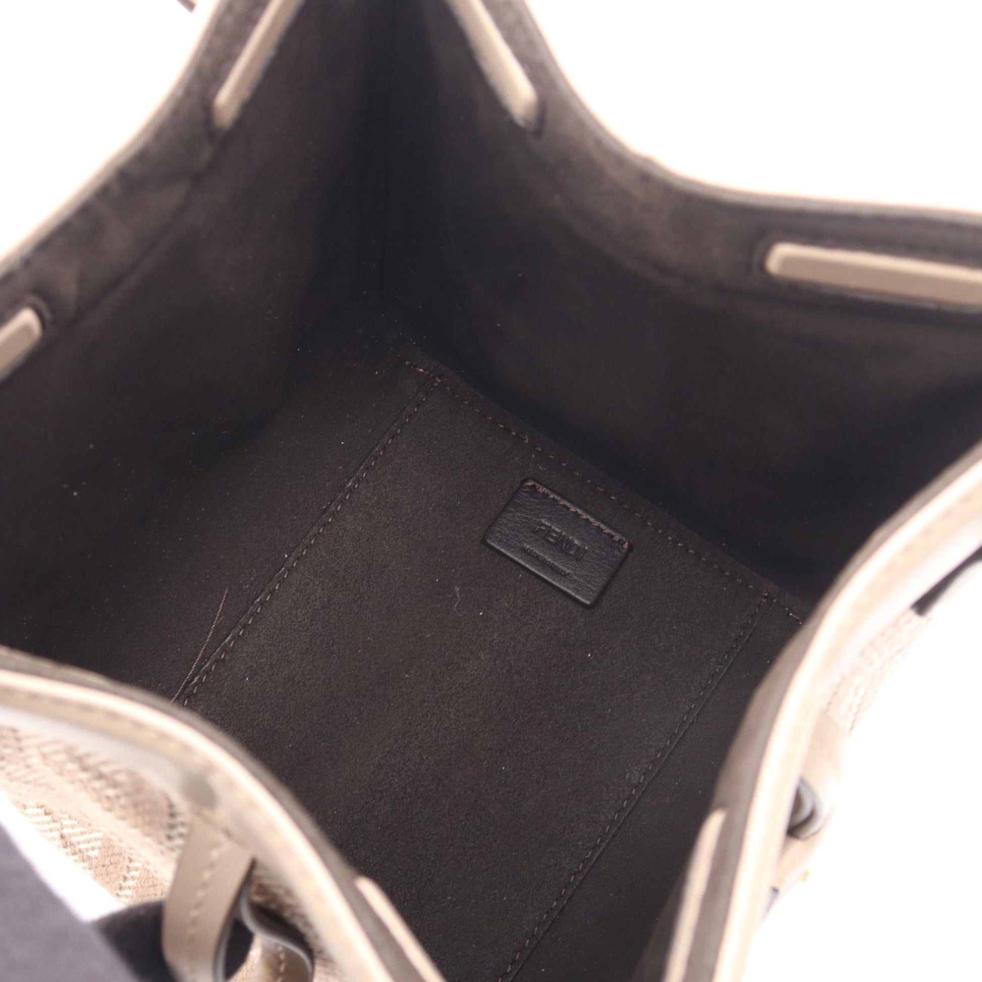 Fendi Mini Zucca Canvas Origami Shoulder Bag