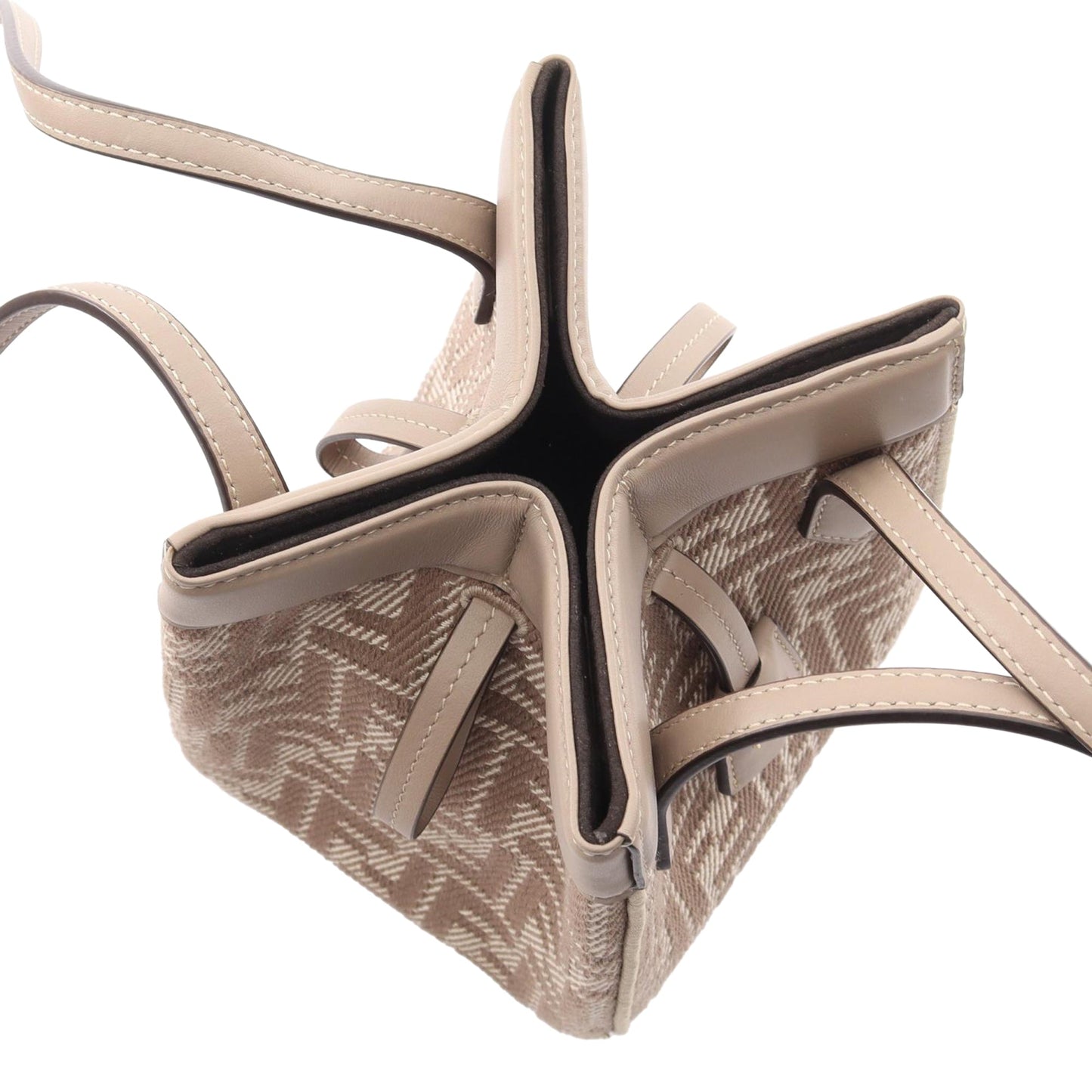 Fendi Mini Zucca Canvas Origami Shoulder Bag