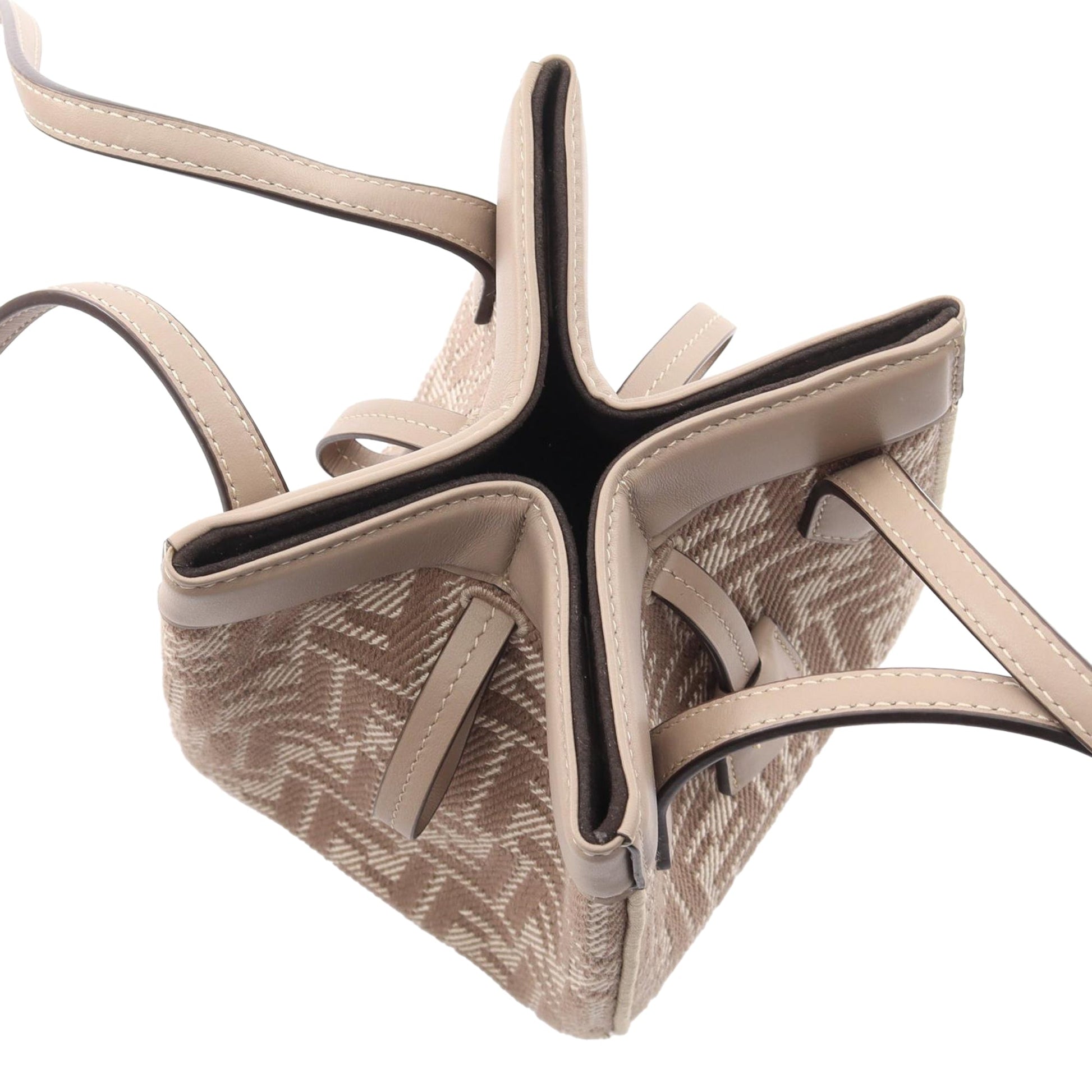 Fendi Mini Zucca Canvas Origami Shoulder Bag
