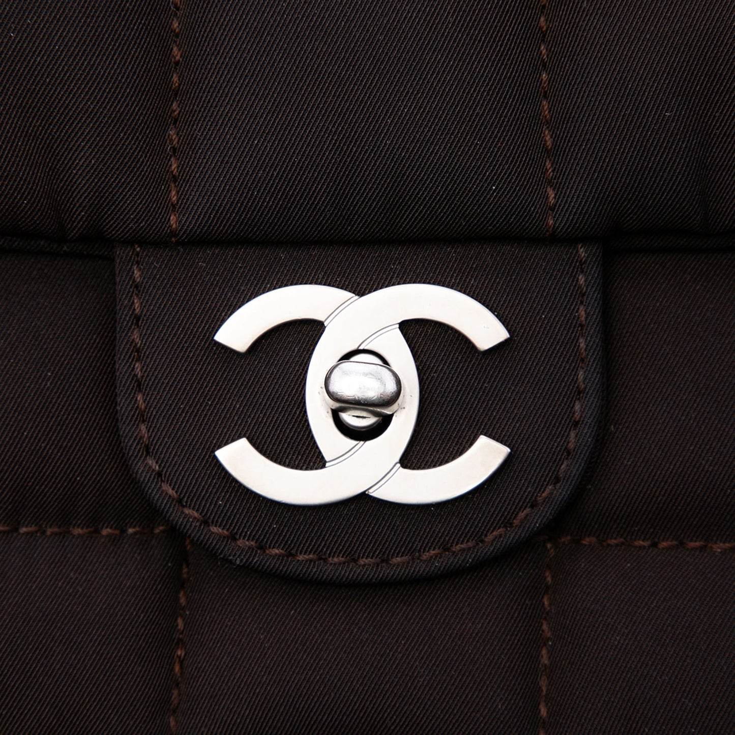 Chanel Medium Nylon Chocolate Bar Camera Flap